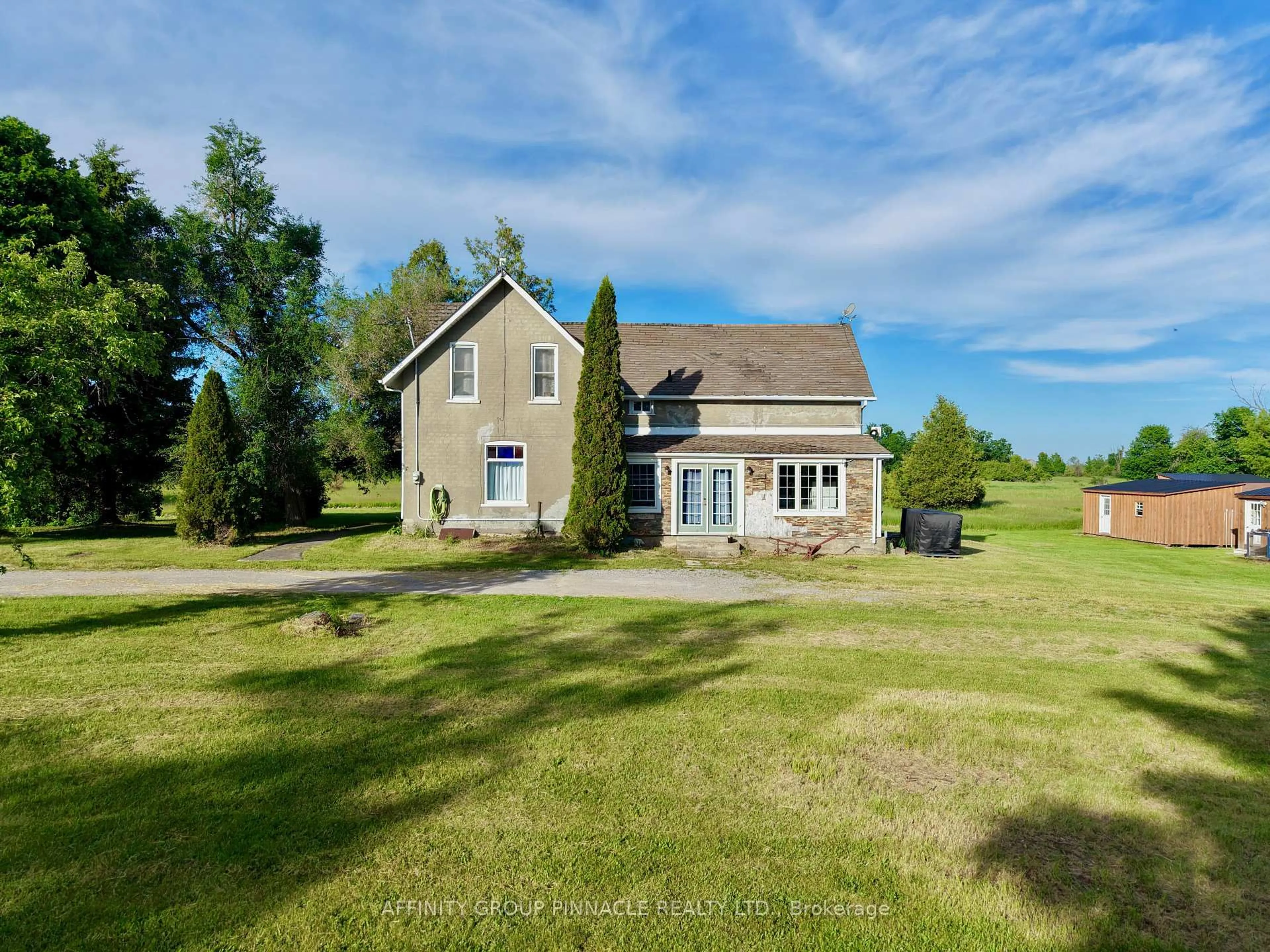 A pic from outside/outdoor area/front of a property/back of a property/a pic from drone, unknown for 482 Portage Rd, Kawartha Lakes Ontario K0M 2B0