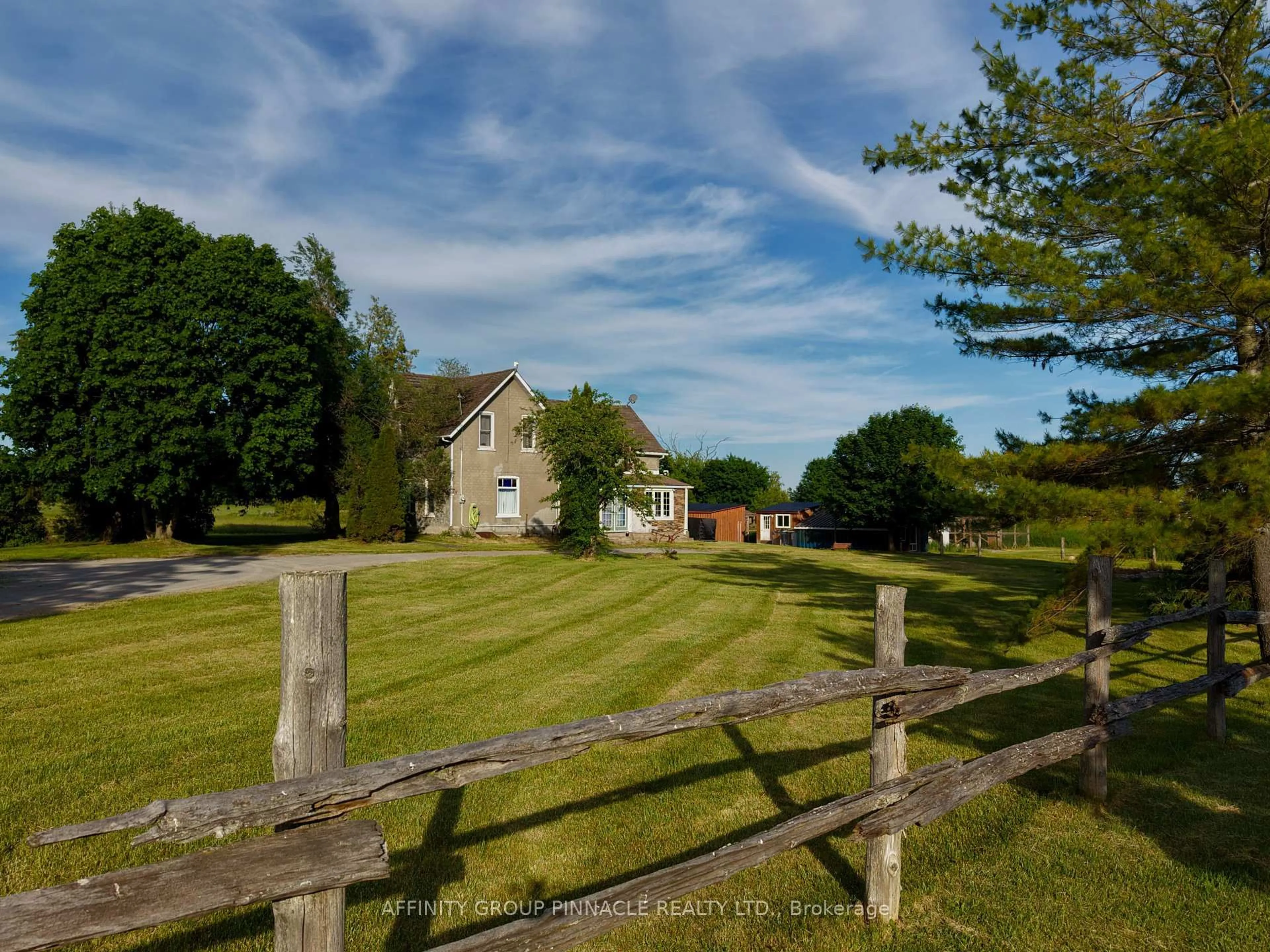 A pic from outside/outdoor area/front of a property/back of a property/a pic from drone, street for 482 Portage Rd, Kawartha Lakes Ontario K0M 2B0