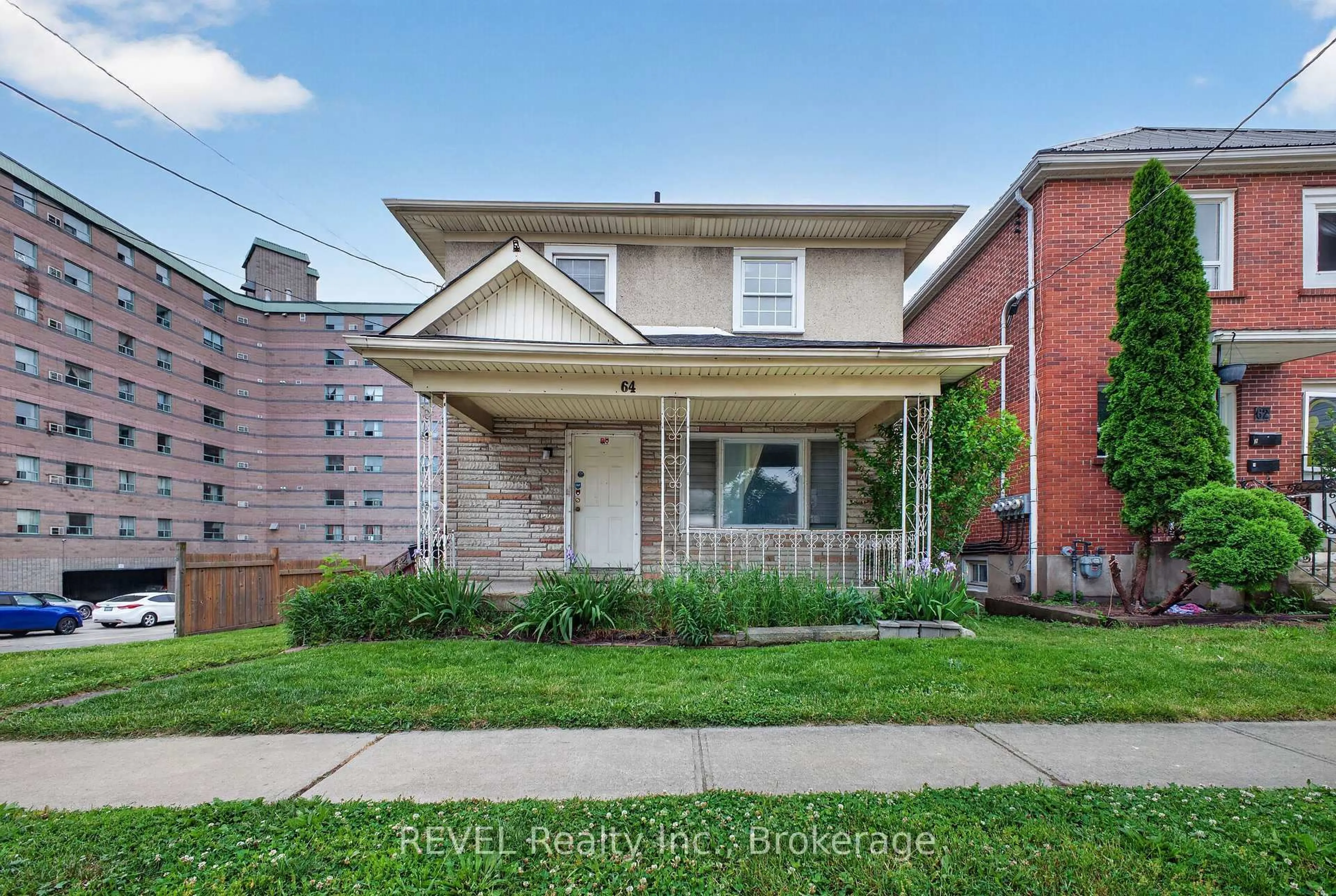 Home with brick exterior material, street for 64 Division St, St. Catharines Ontario L2R 3G6