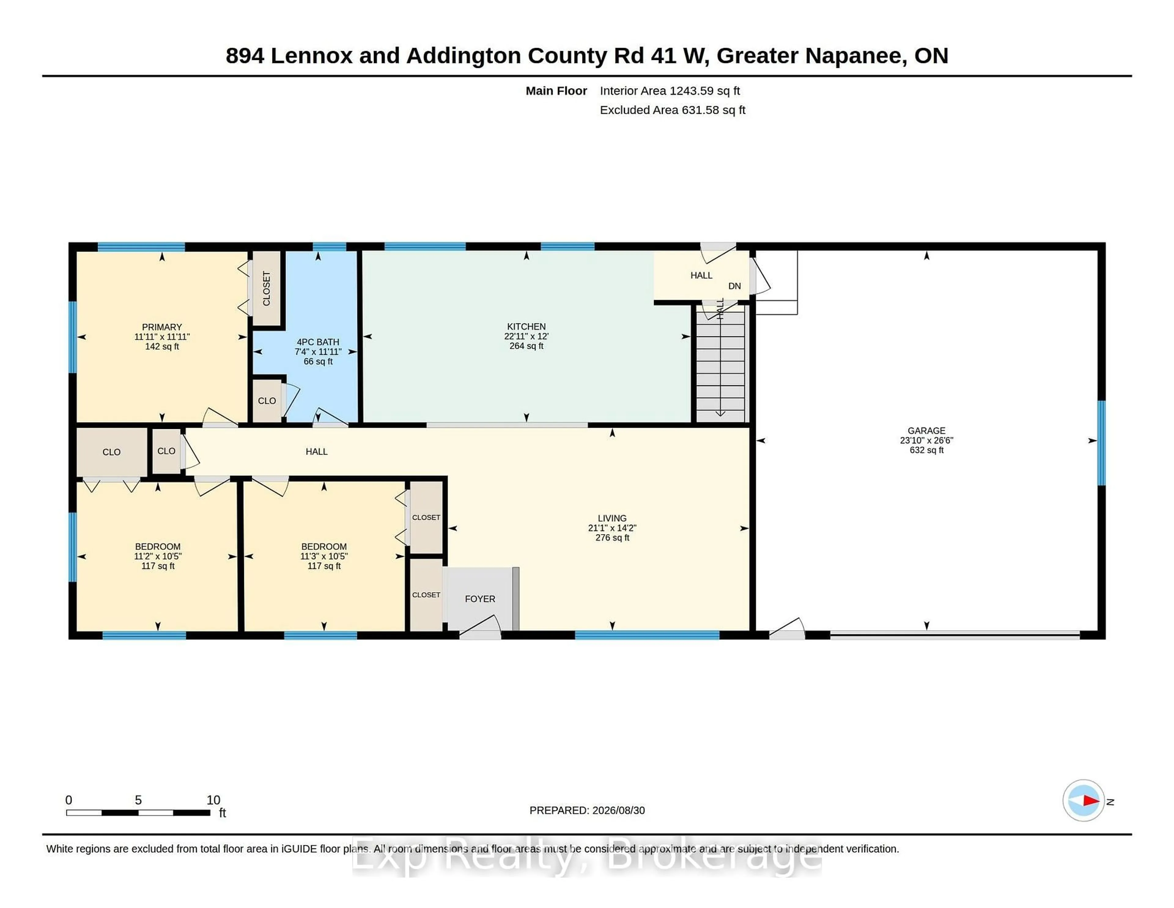 Floor plan for 894 County Rd 41 Rd, Plantagenet Ontario K7R 3L2