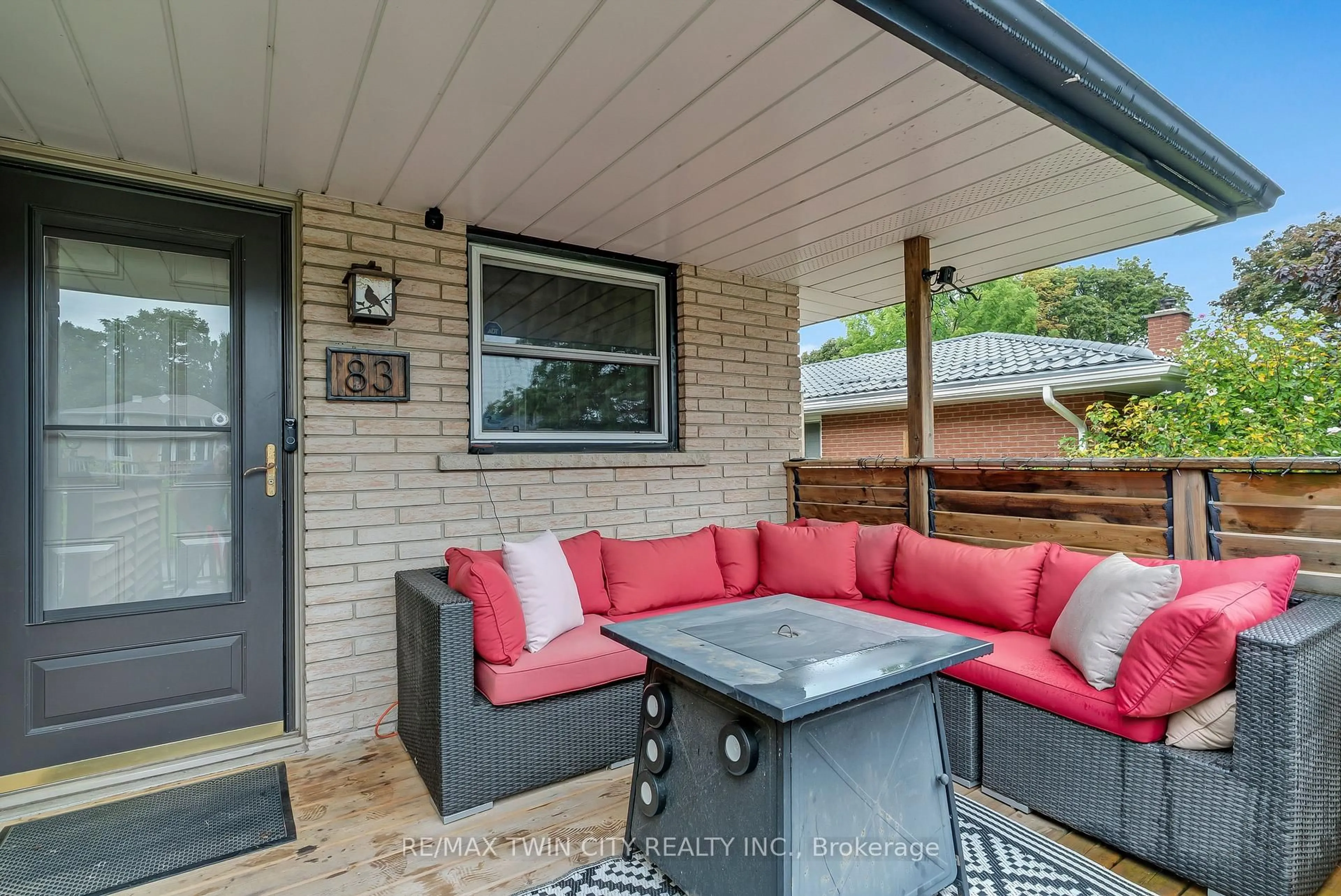 Patio, street for 83 Kimberly Cres, Kitchener Ontario N2E 1C8
