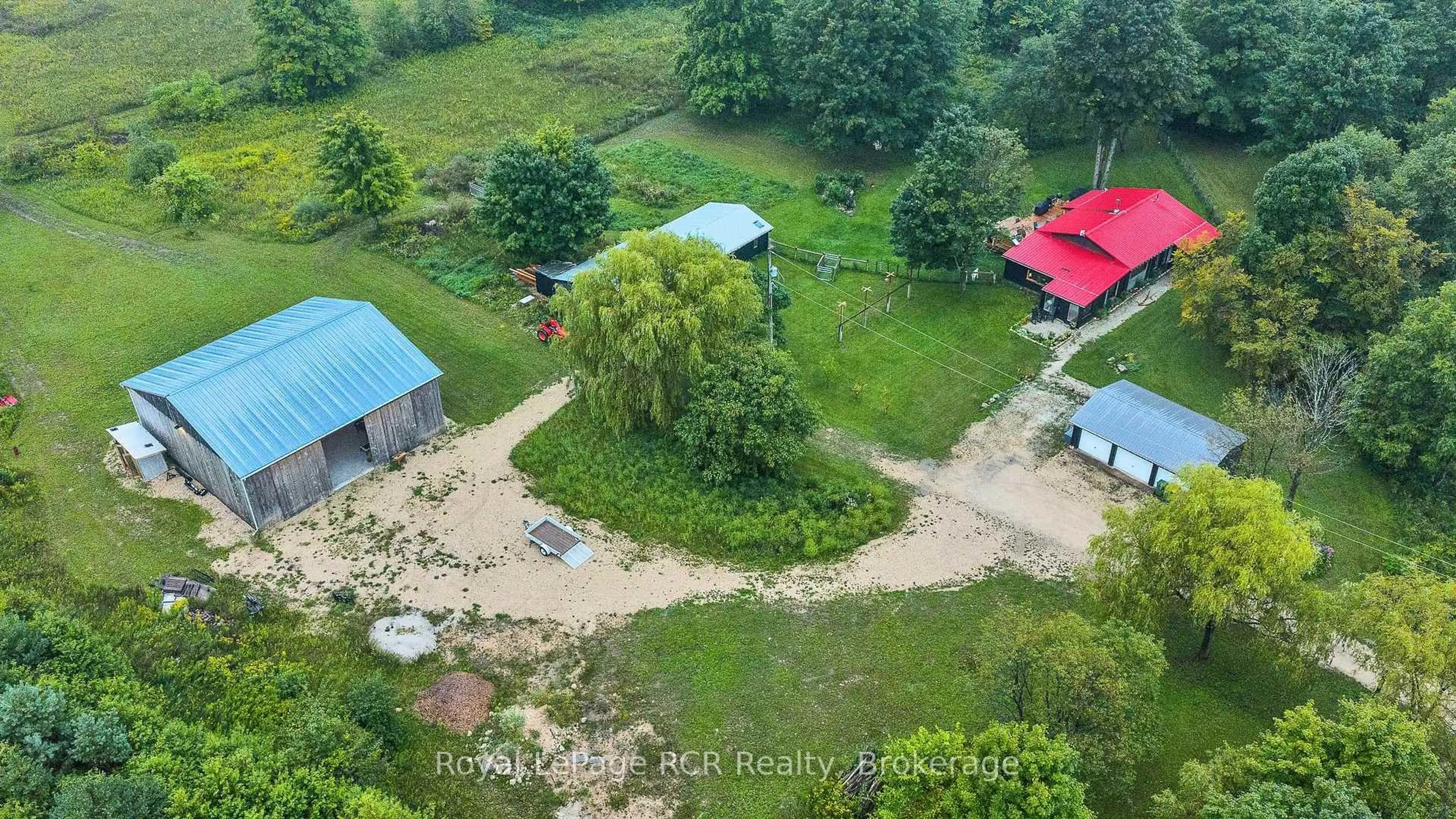 A pic from outside/outdoor area/front of a property/back of a property/a pic from drone, unknown for 585216 Sideroad 10A, Grey Highlands Ontario N0C 1H0