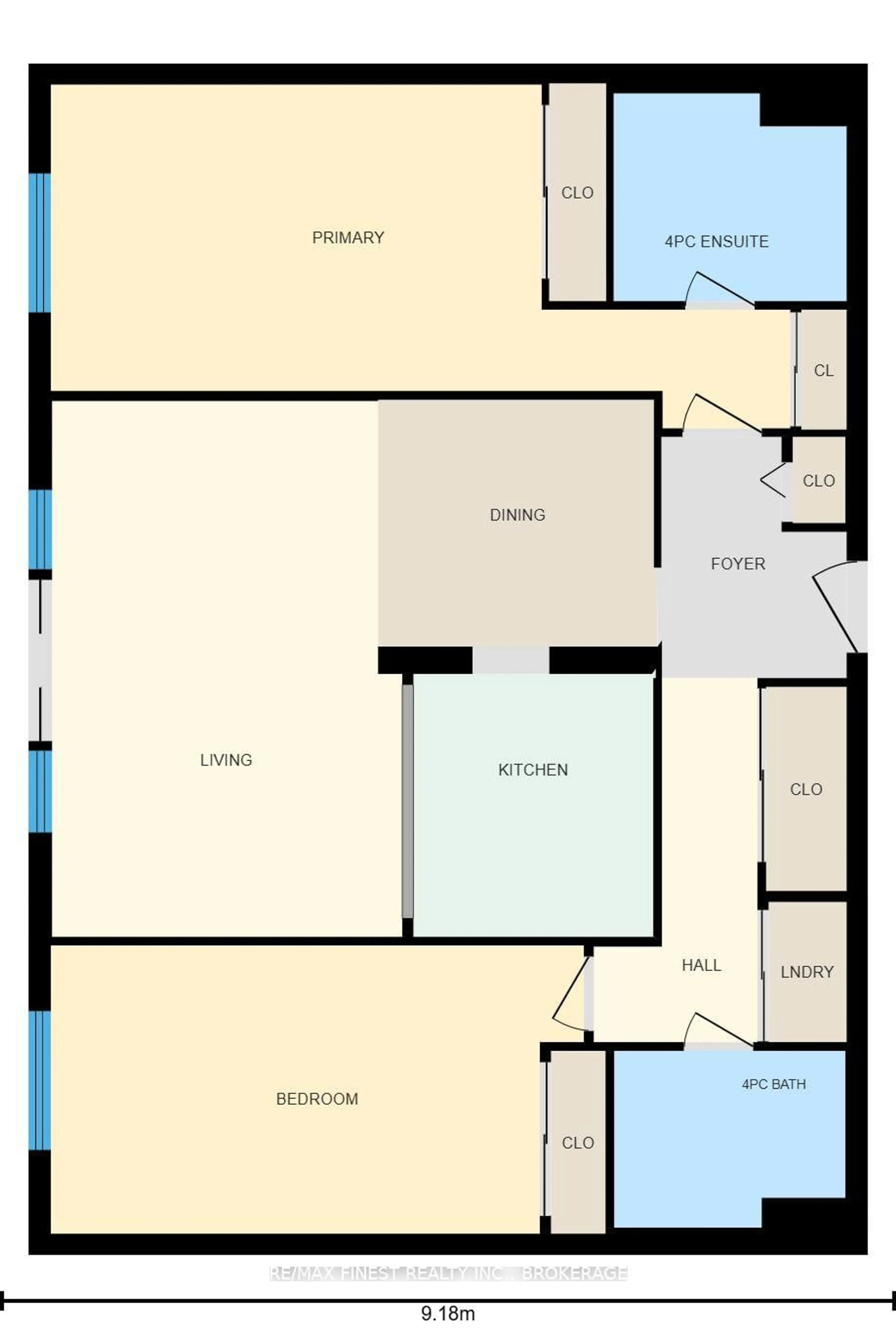 Floor plan for 2 Bay St #302, Kingston Ontario K7K 6T7