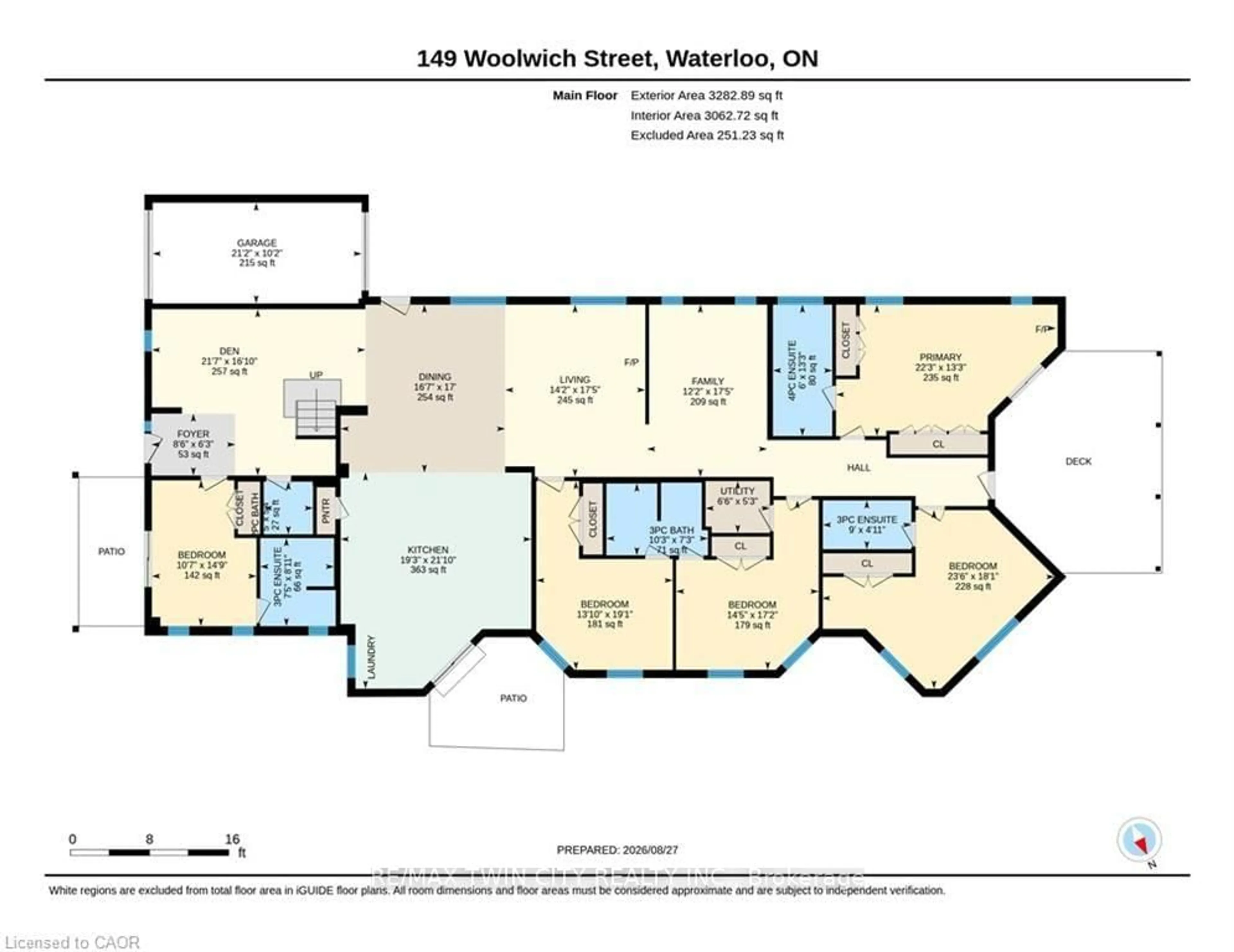 Floor plan for 149 WOOLWICH St, Waterloo Ontario N2K 1S5