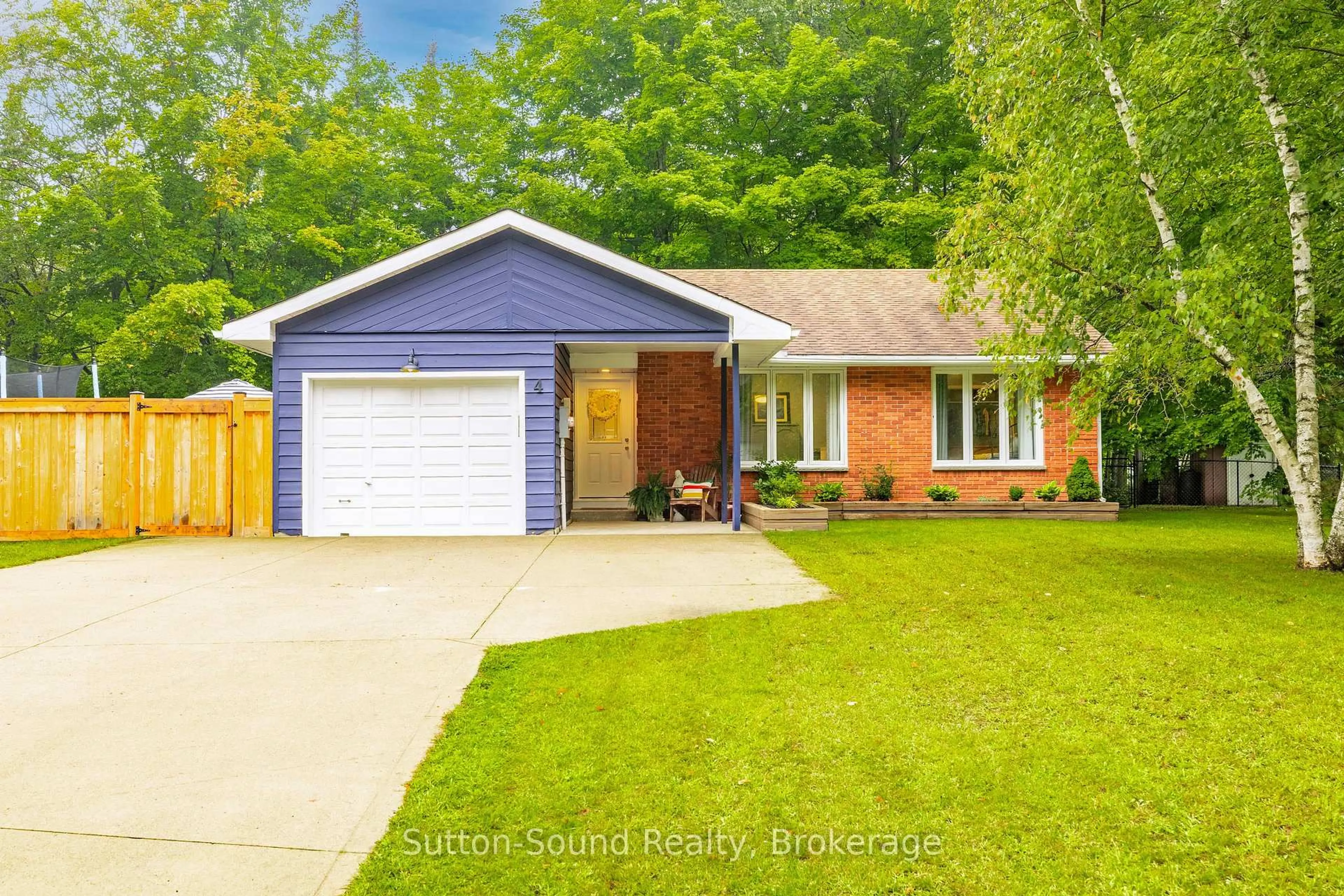 Home with brick exterior material, street for 4 Maplewood Dr, South Bruce Peninsula Ontario N0H 2G0