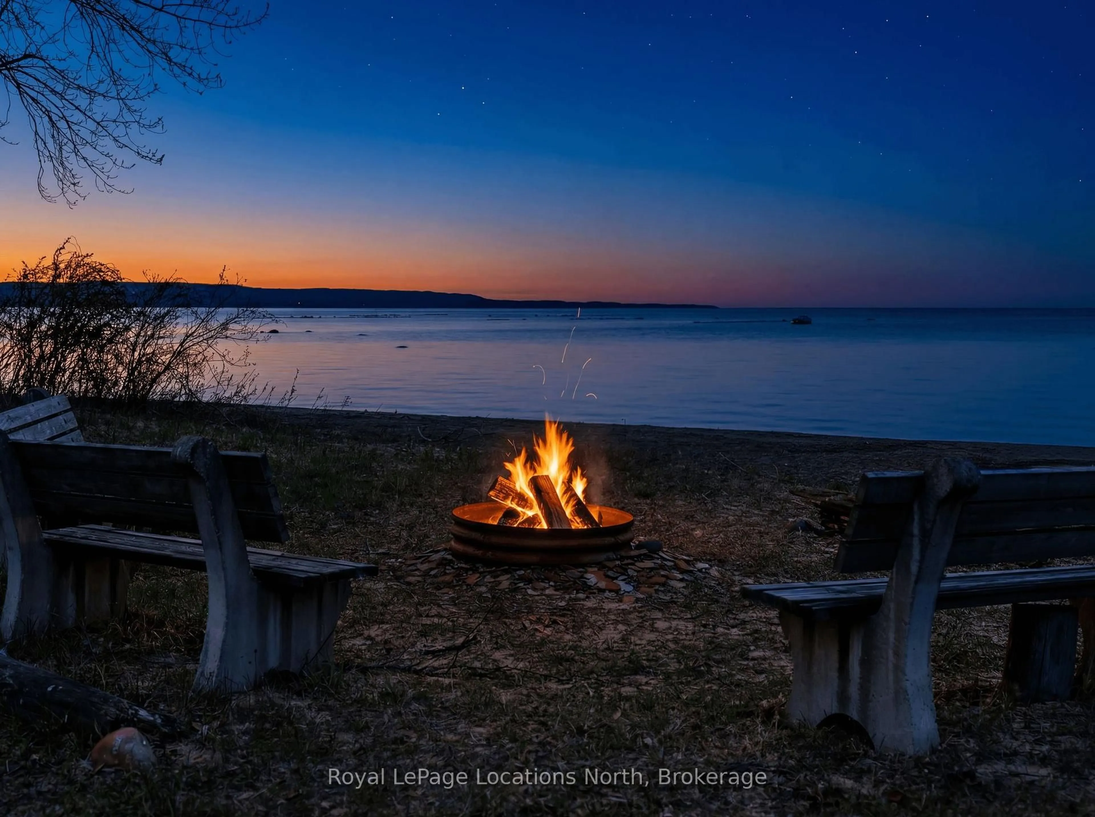 Patio, water/lake/river/ocean view for 127 Fraser St, Meaford Ontario N0H 2P0