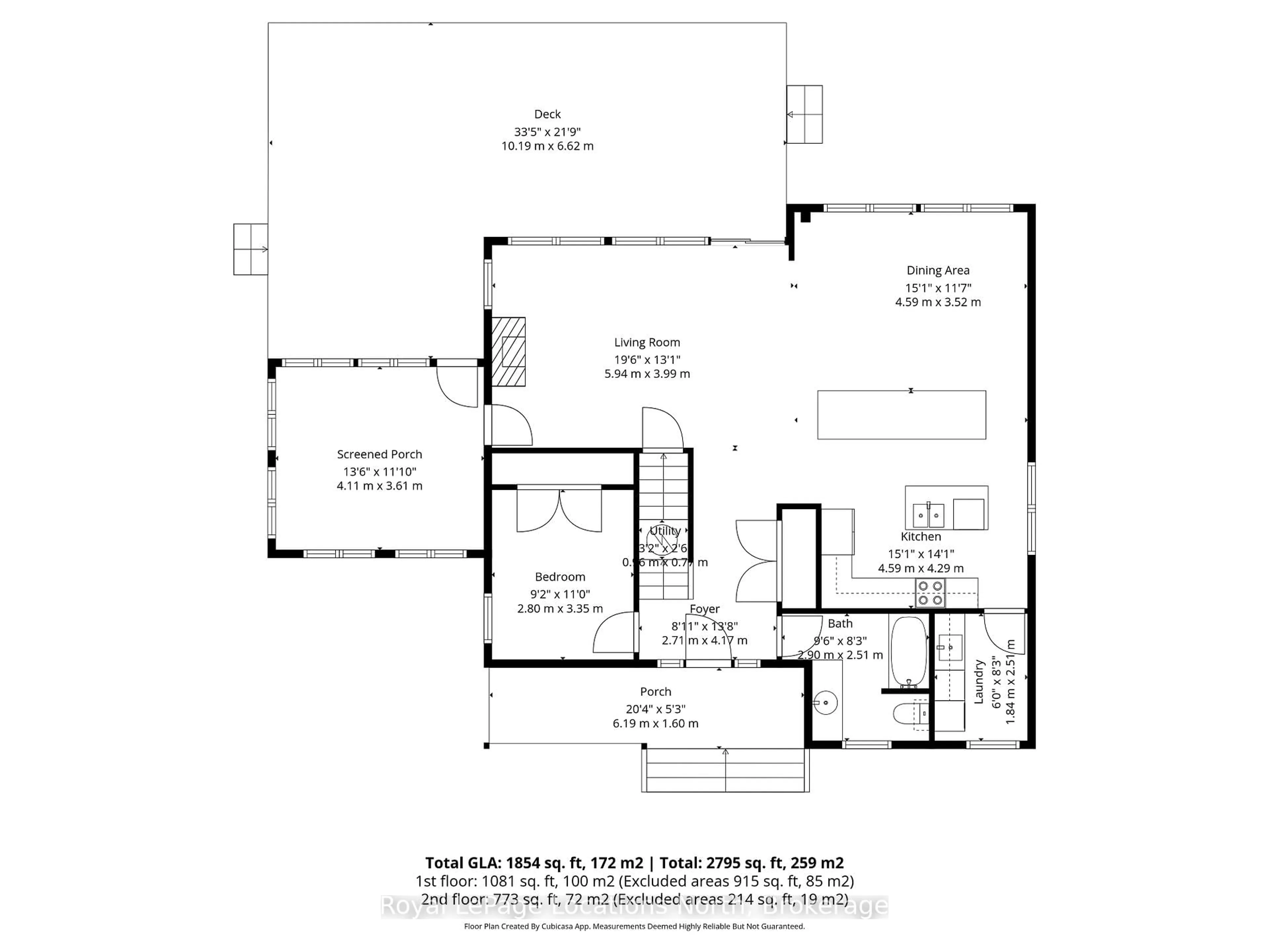 Floor plan for 127 Fraser St, Meaford Ontario N0H 2P0