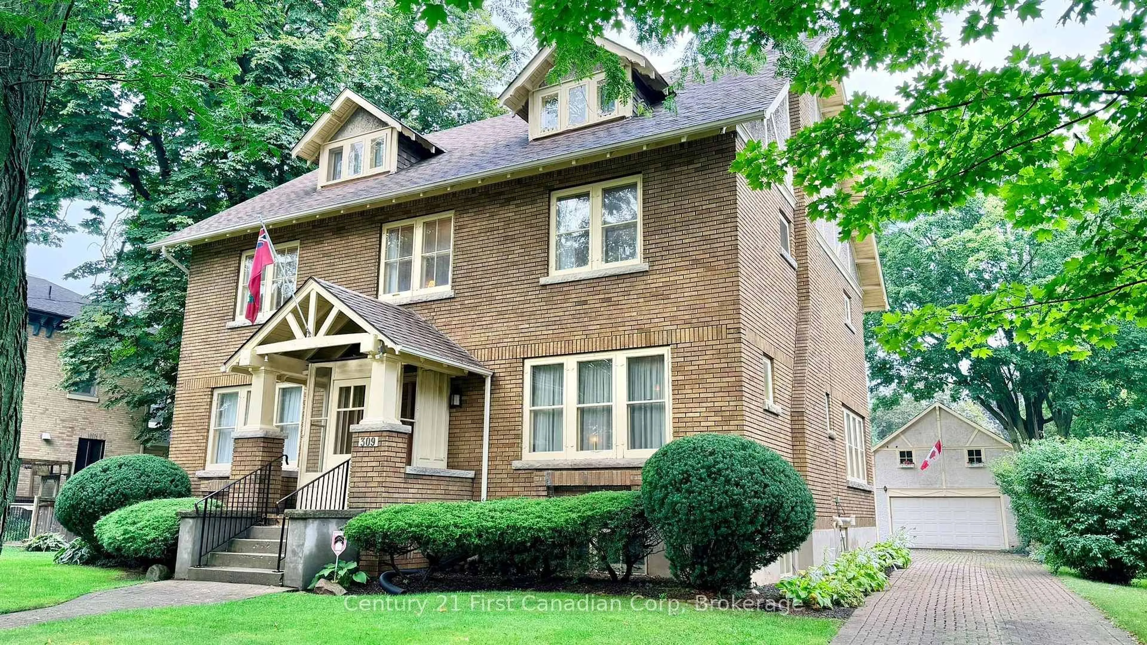 Home with brick exterior material, street for 309 Oxford St, Ingersoll Ontario N5C 2W2