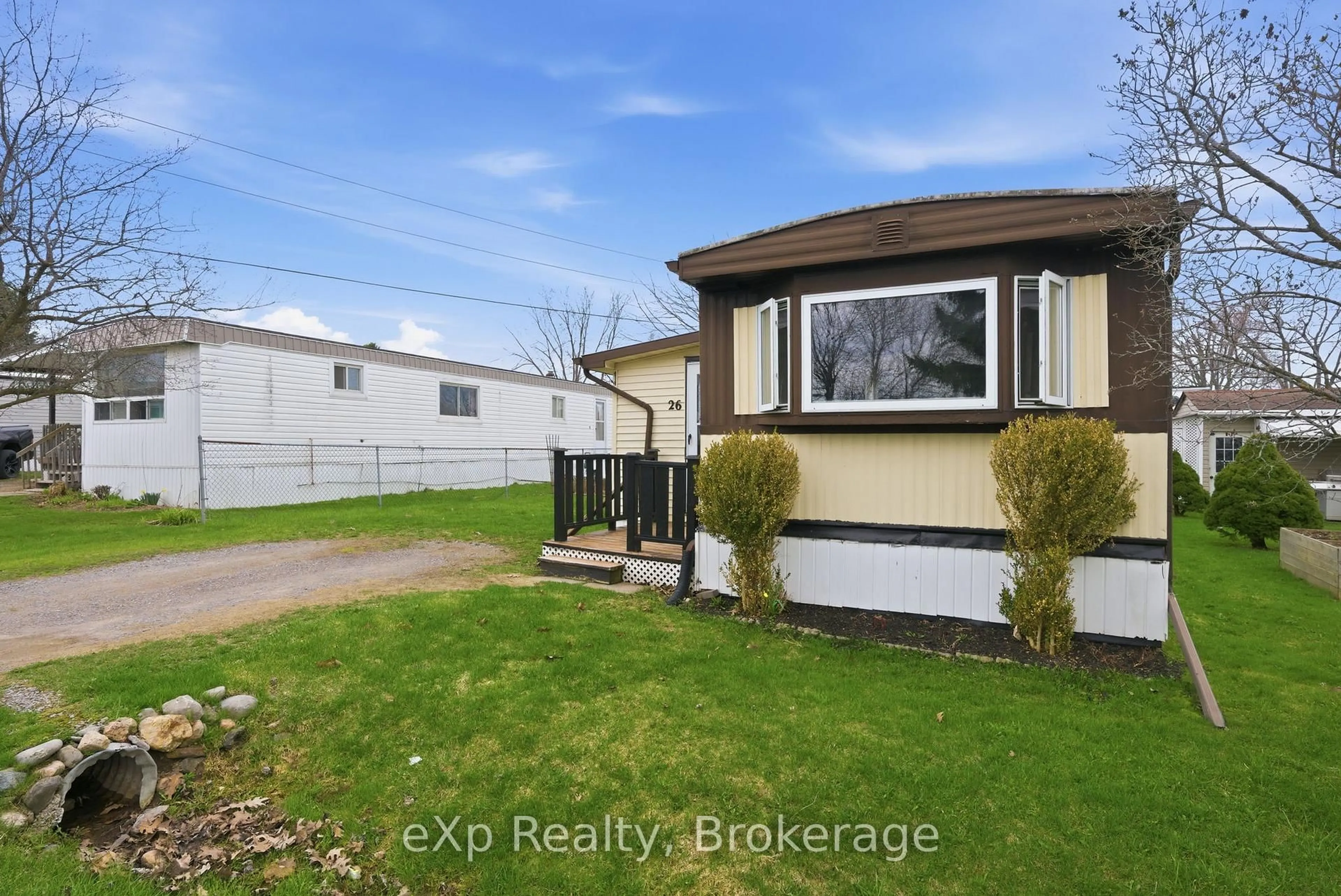 A pic from outside/outdoor area/front of a property/back of a property/a pic from drone, street for 26 Basher Dr, Hamilton Township Ontario K9A 0X9