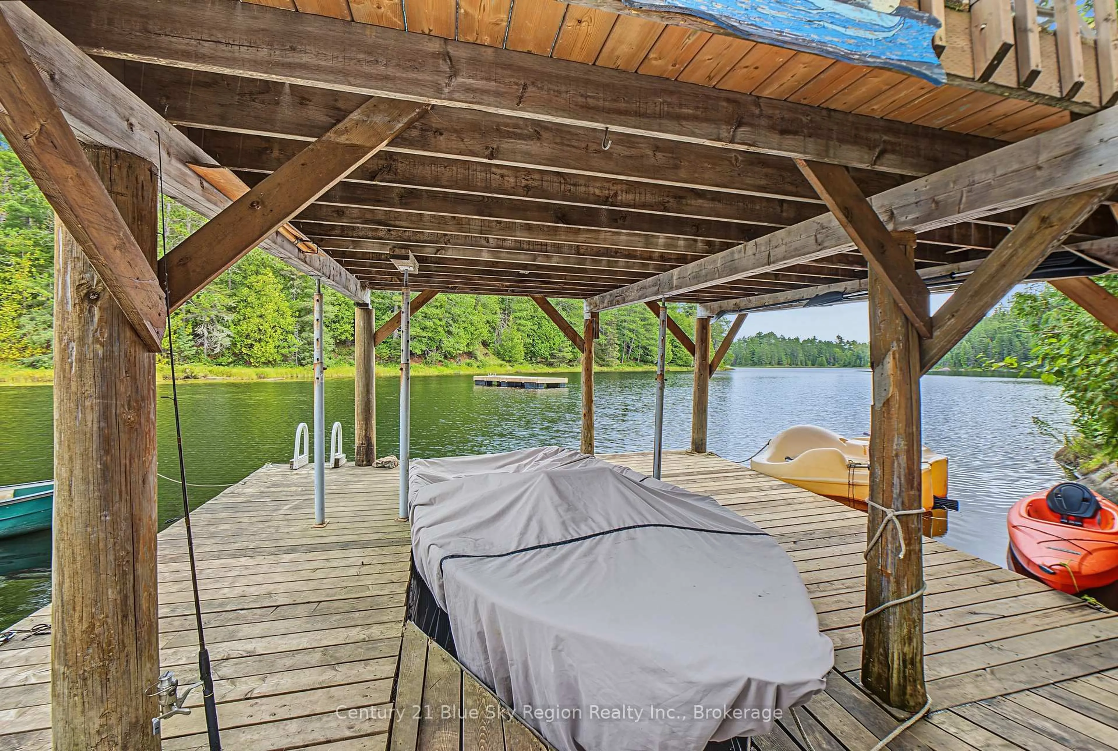 Patio, water/lake/river/ocean view for 5065 Highway 11, Temagami Ontario P1B 8G3