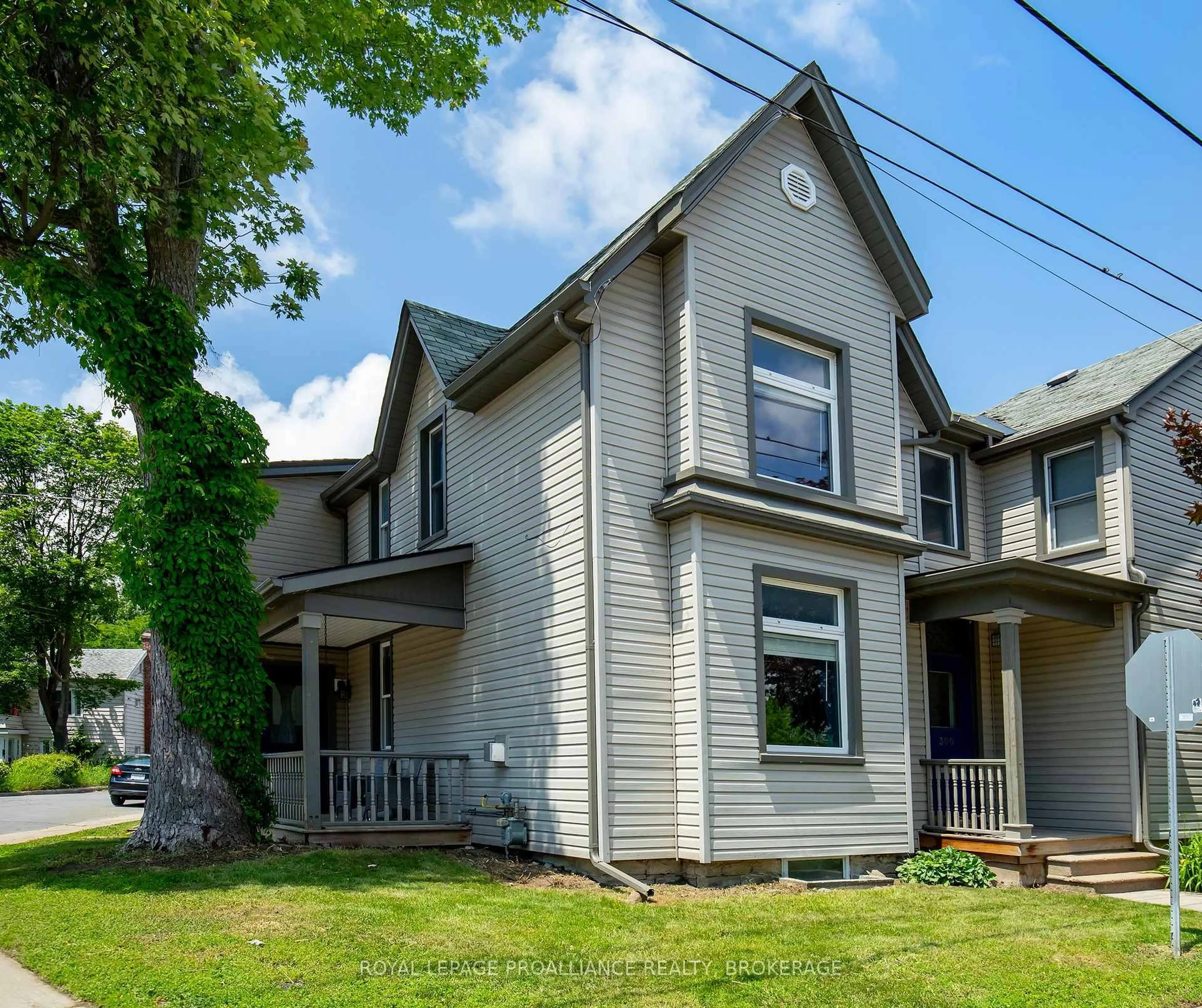 Home with vinyl exterior material, street for 300 Sydenham St, Kingston Ontario K7K 3M7