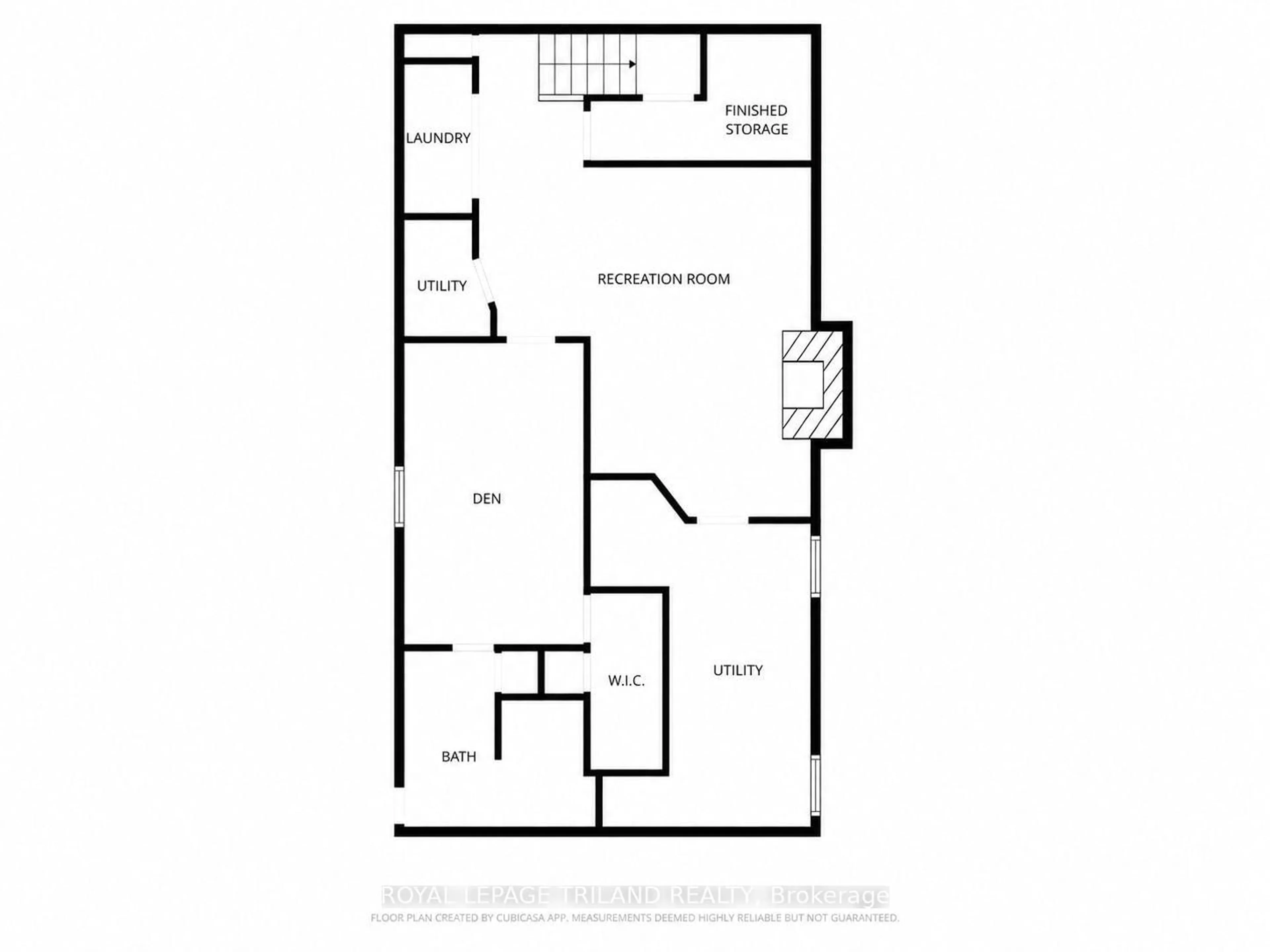Floor plan for 282 Cathcart St, London South Ontario N6C 3N5