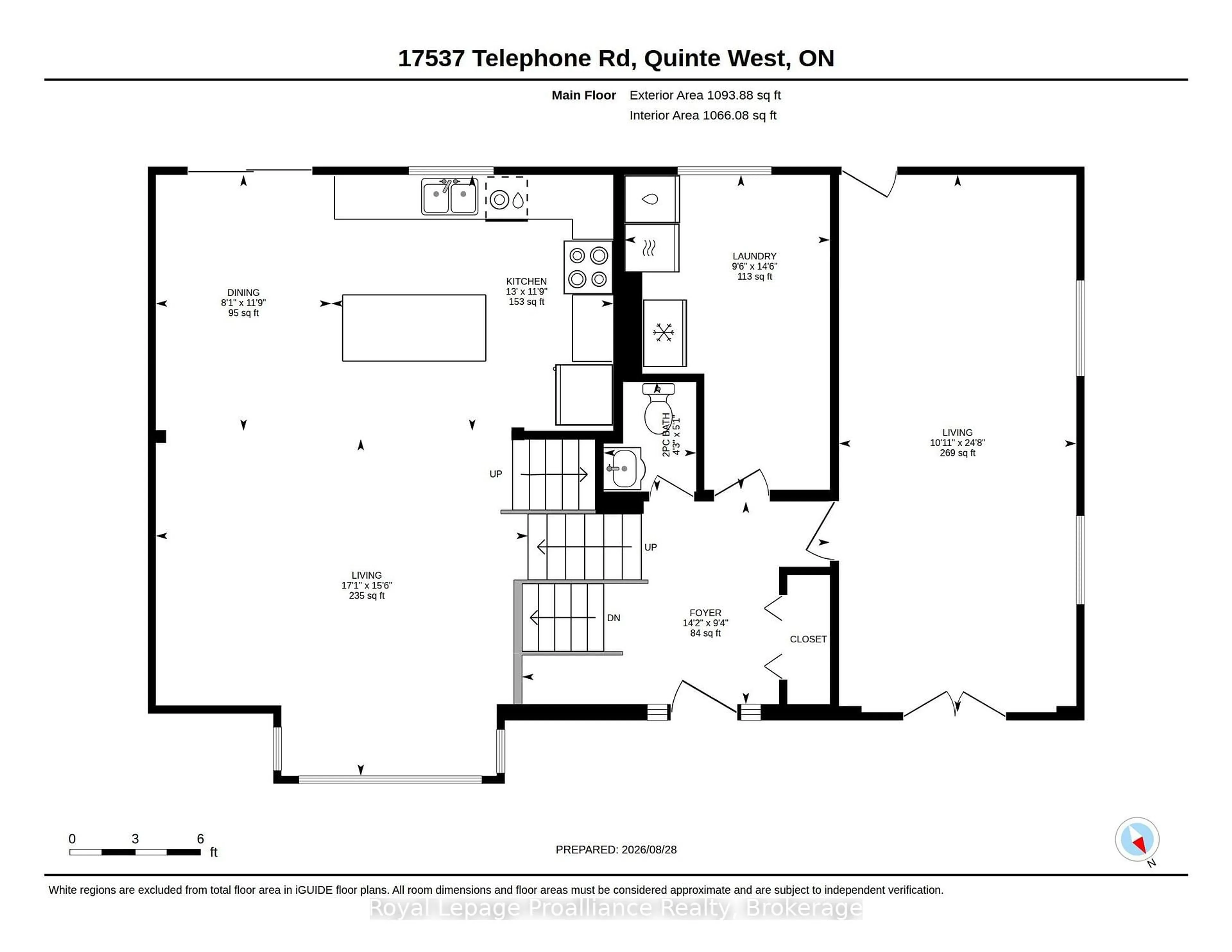 Floor plan for 17537 Telephone Rd, Ingleside Ontario K8V 5P4