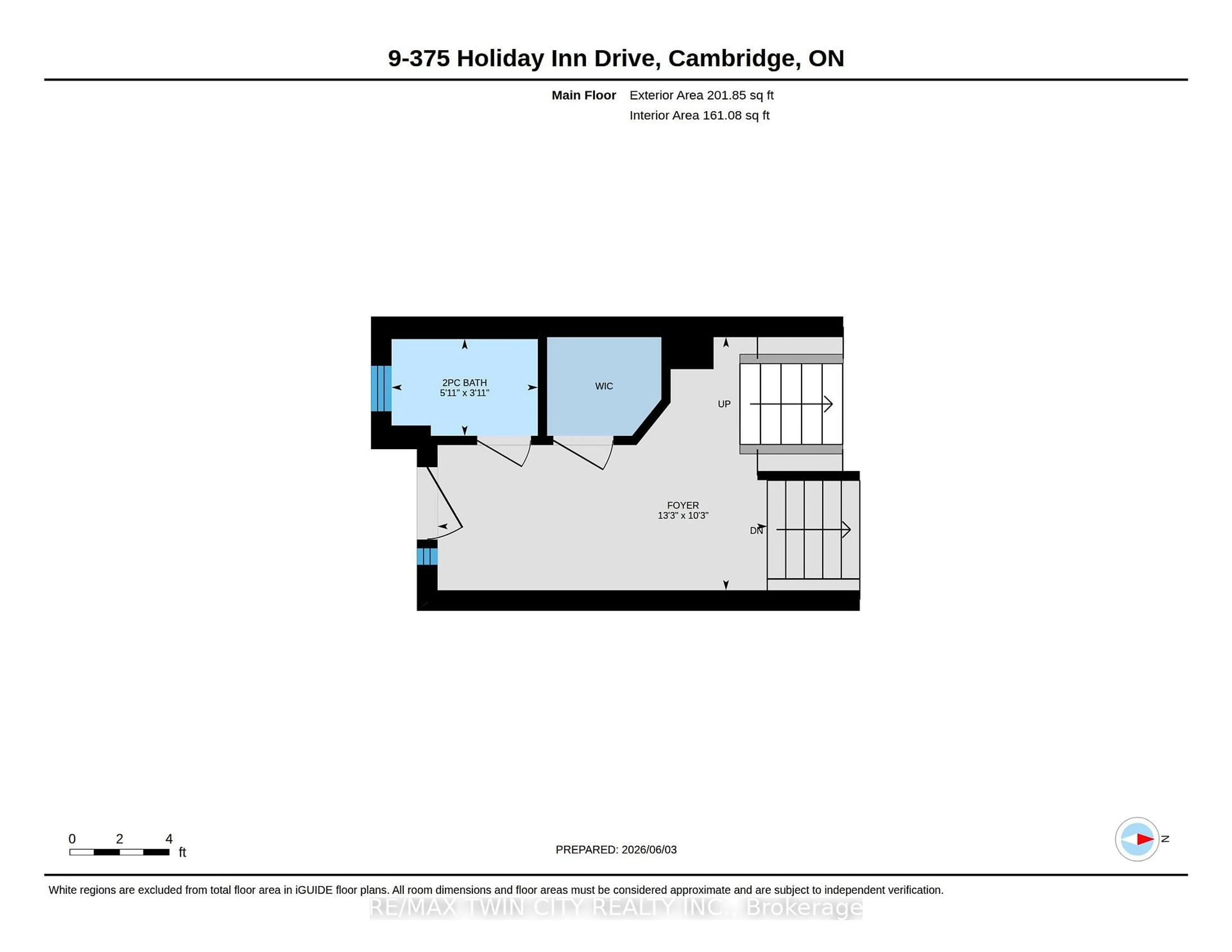 Floor plan for 375 Holiday Inn Dr #9, Cambridge Ontario N3C 3P6