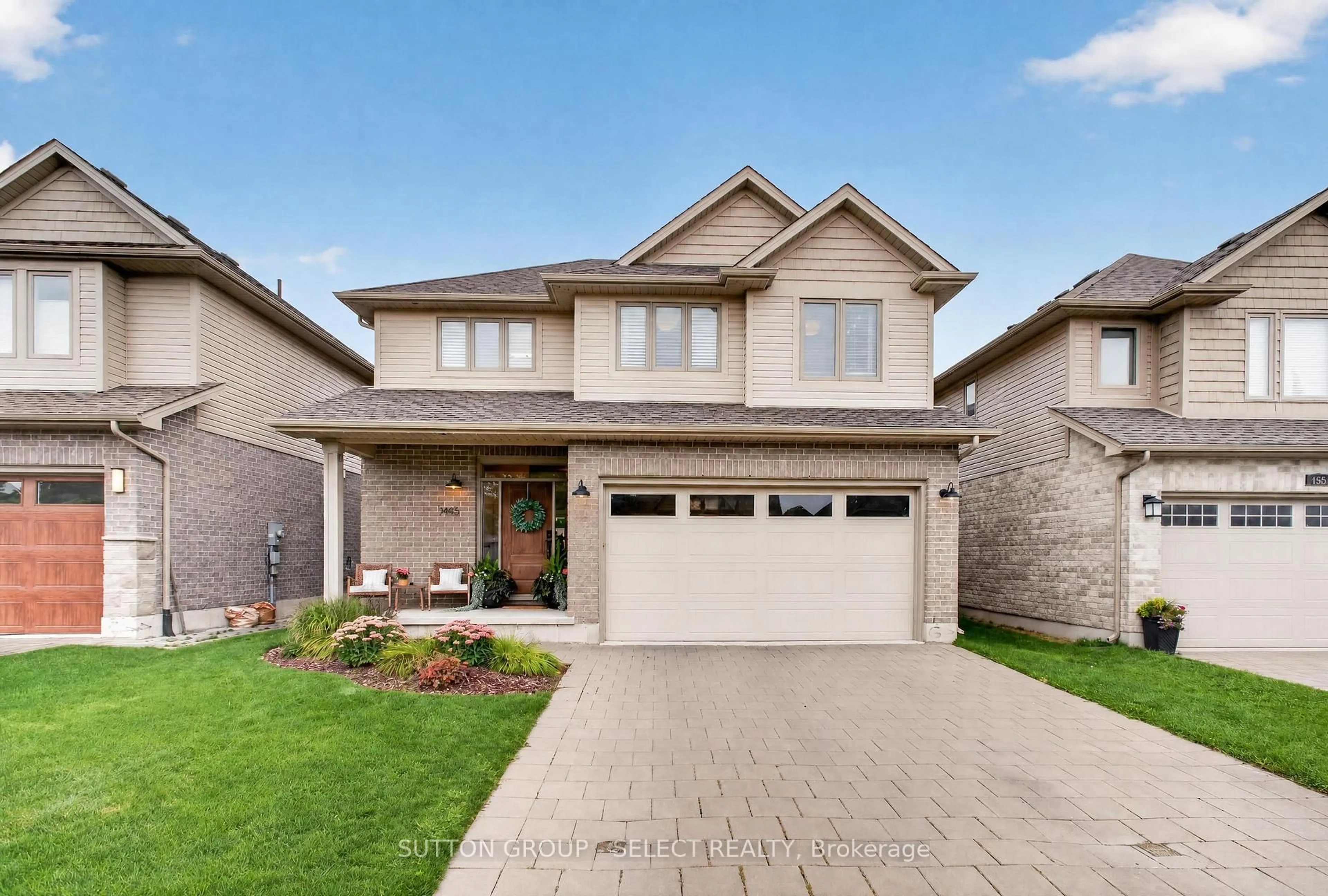 Home with brick exterior material, street for 1445 Riverbend Rd, London South Ontario N6K 0E7