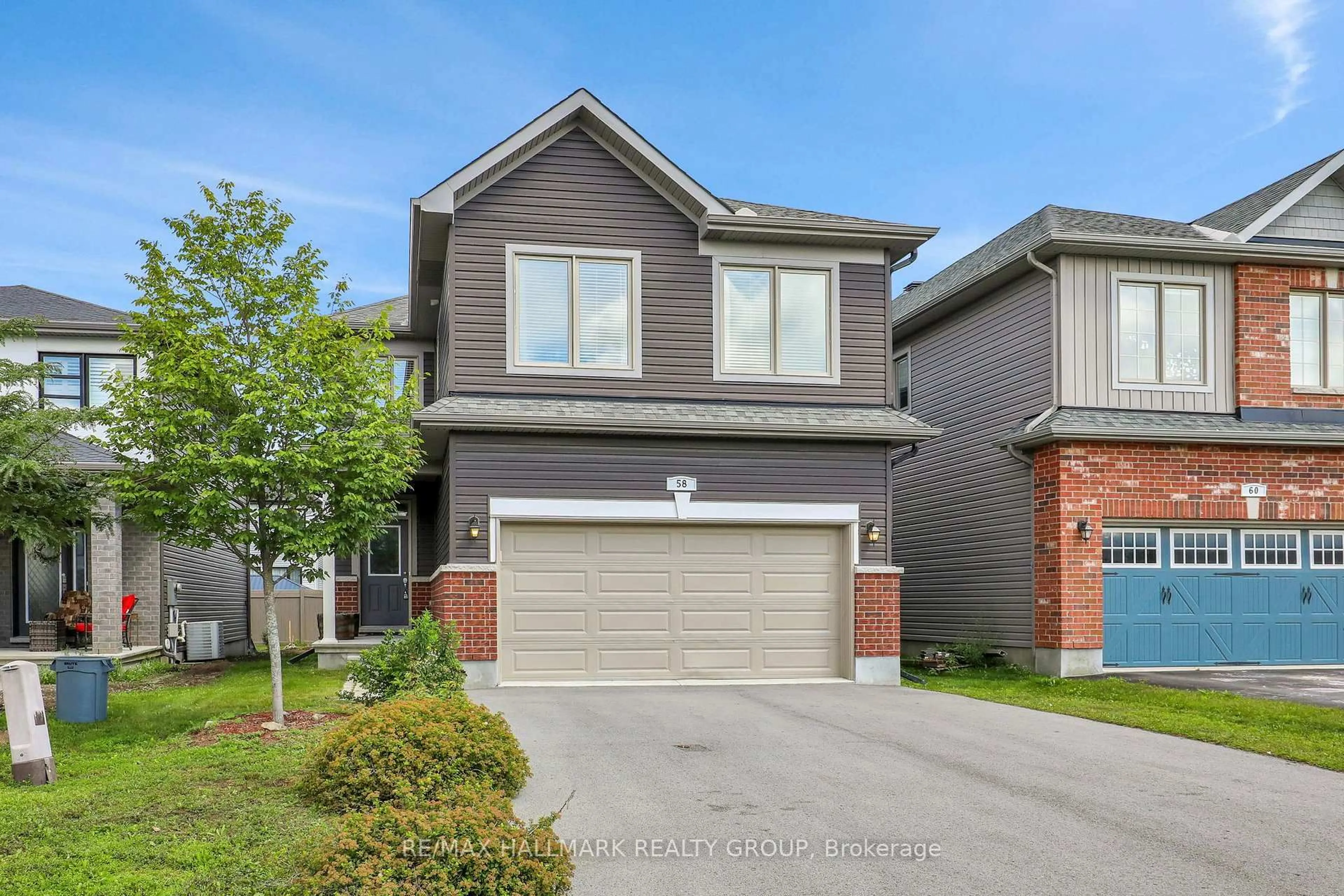 Home with brick exterior material, street for 58 Zaatiik Grve, Ottawa Ontario K1X 0E5