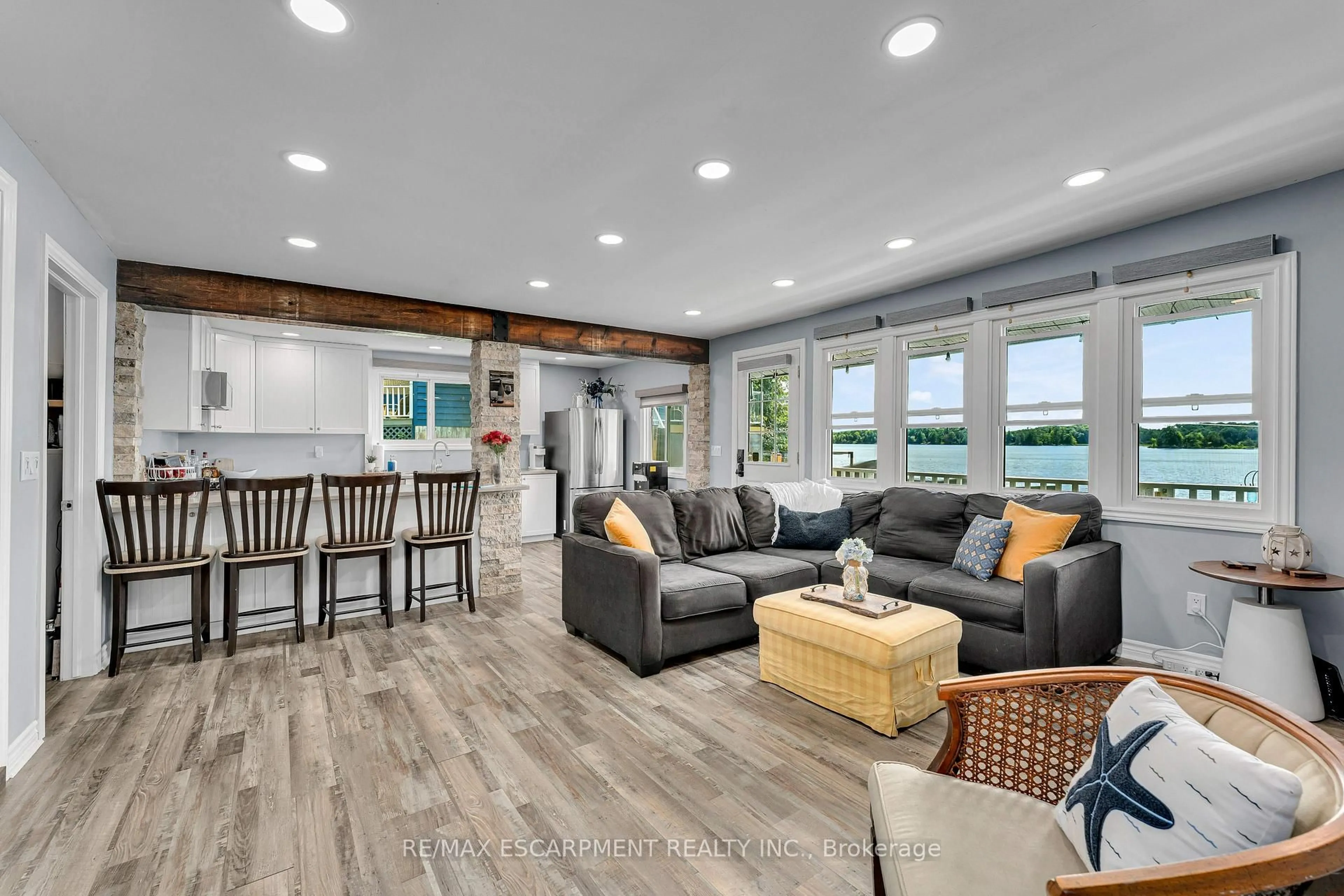 Open concept kitchen, unknown for 805 Cartwrights Lane, Leeds and the Thousand Islands Ontario K0H 2N0