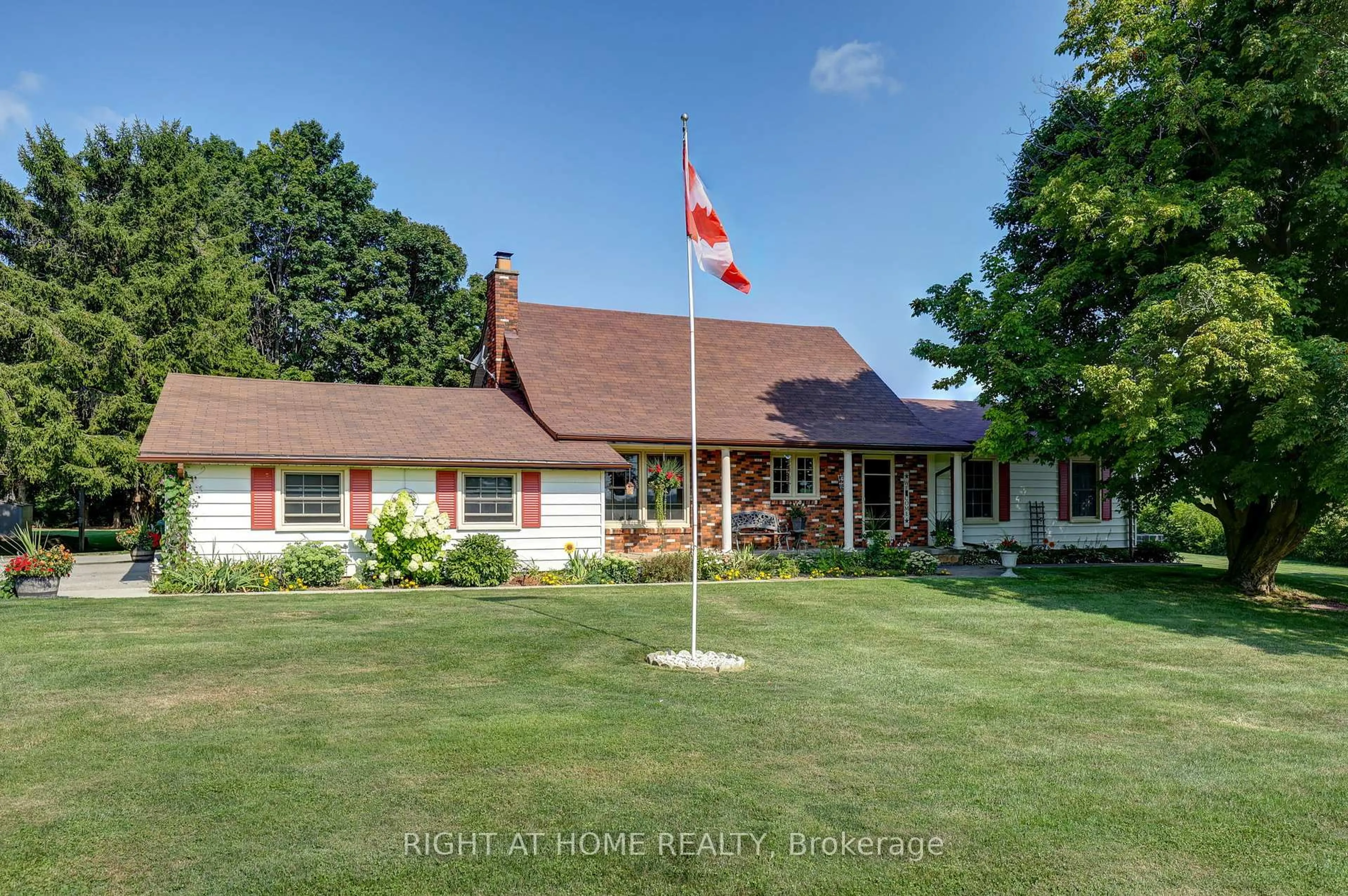 A pic from outside/outdoor area/front of a property/back of a property/a pic from drone, street for 35868 Fingal Line, Southwold Ontario N5P 3S5