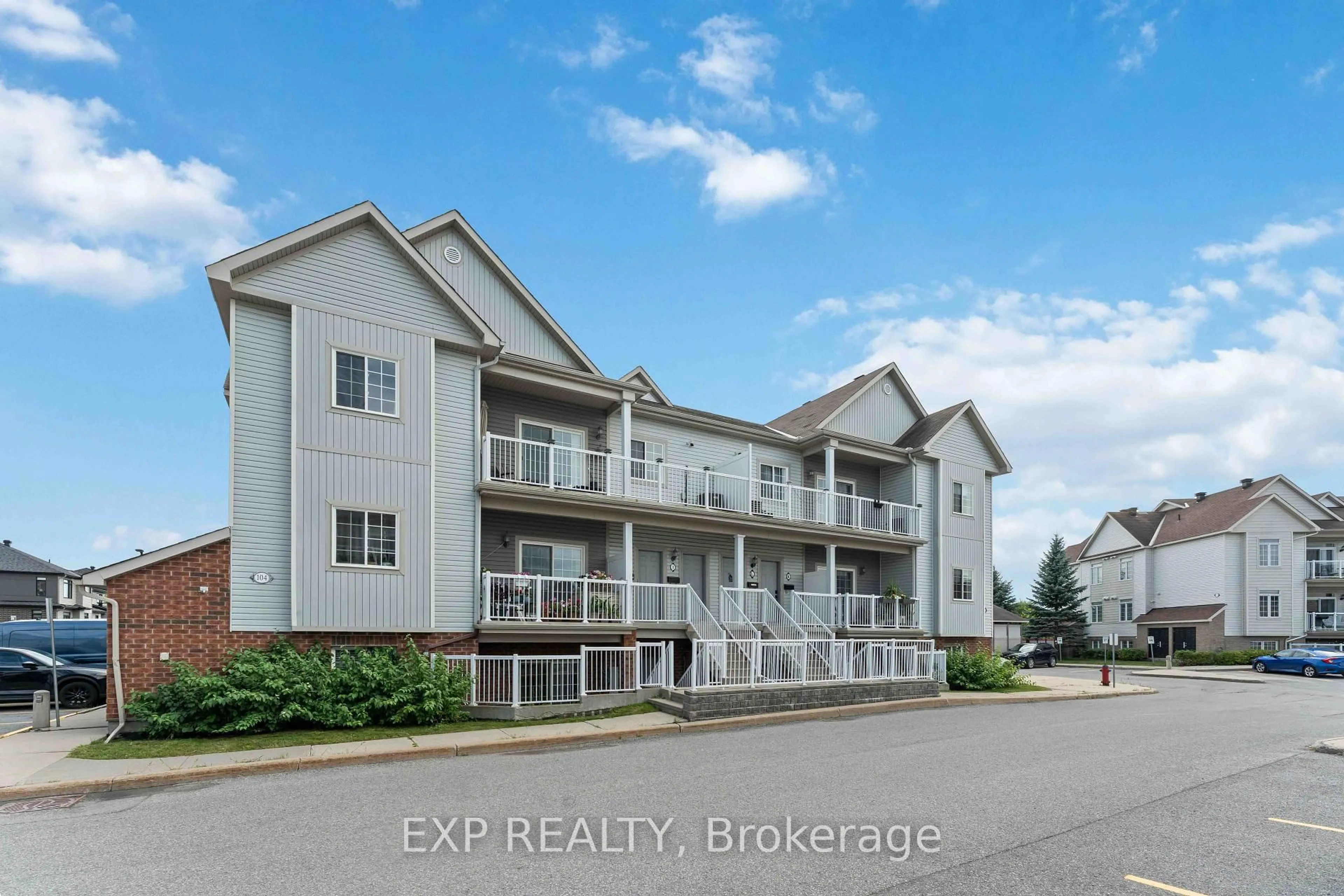 A pic from outside/outdoor area/front of a property/back of a property/a pic from drone, unknown for 104 Artesa Private #J, Ottawa Ontario K2S 0J8