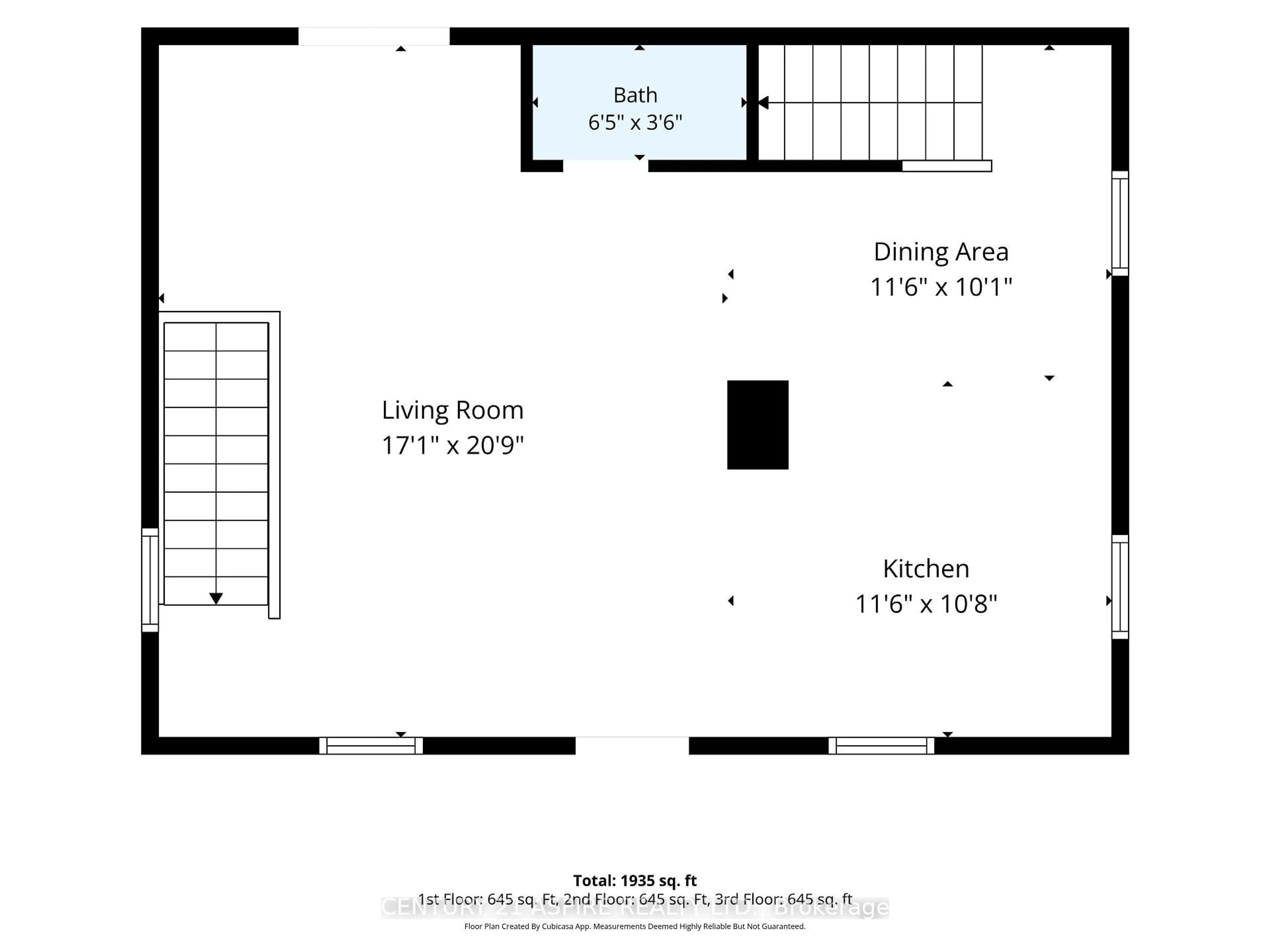 Floor plan for 224 Nelson St, Pembroke Ontario K8A 3N2