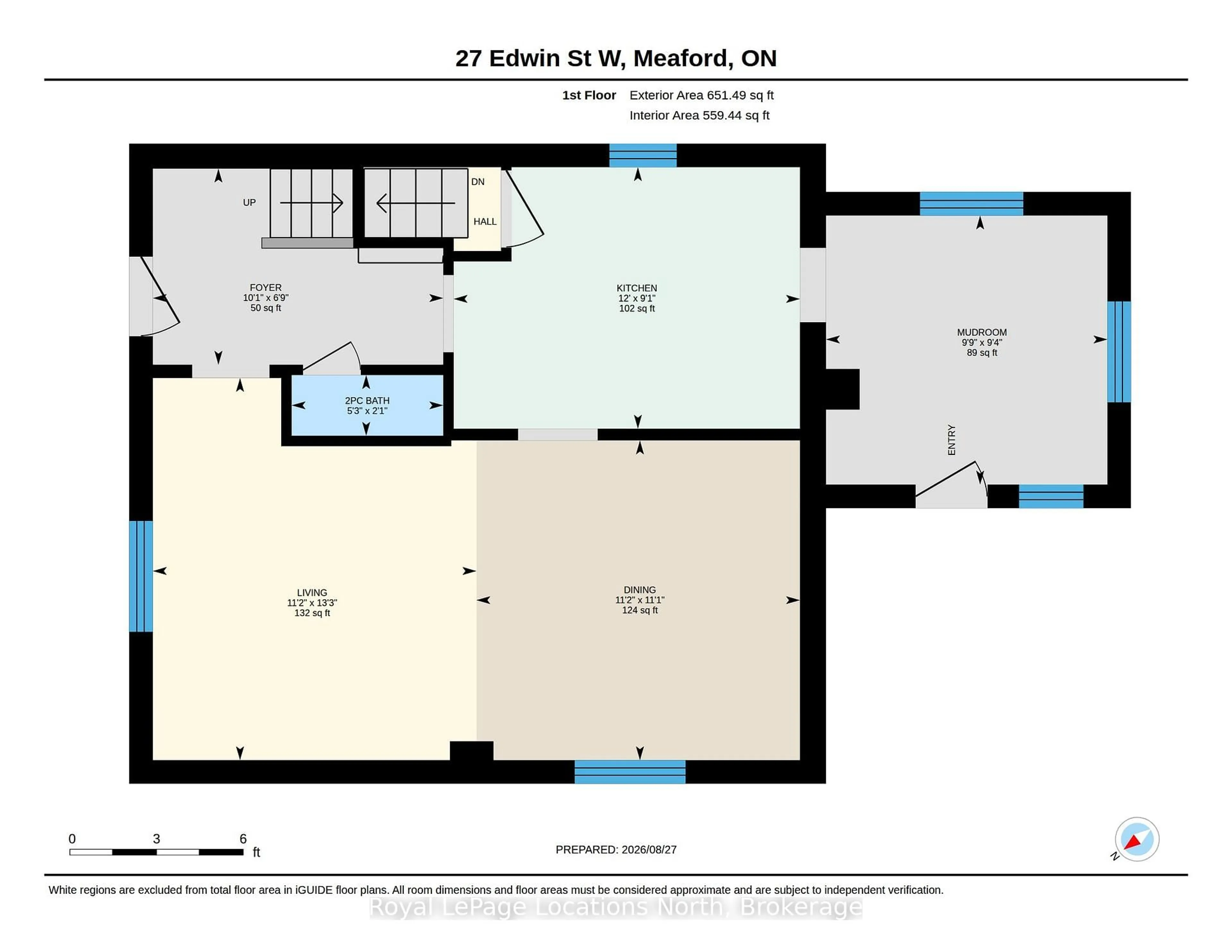 Floor plan for 27 Edwin St, Meaford Ontario N4L 1C4