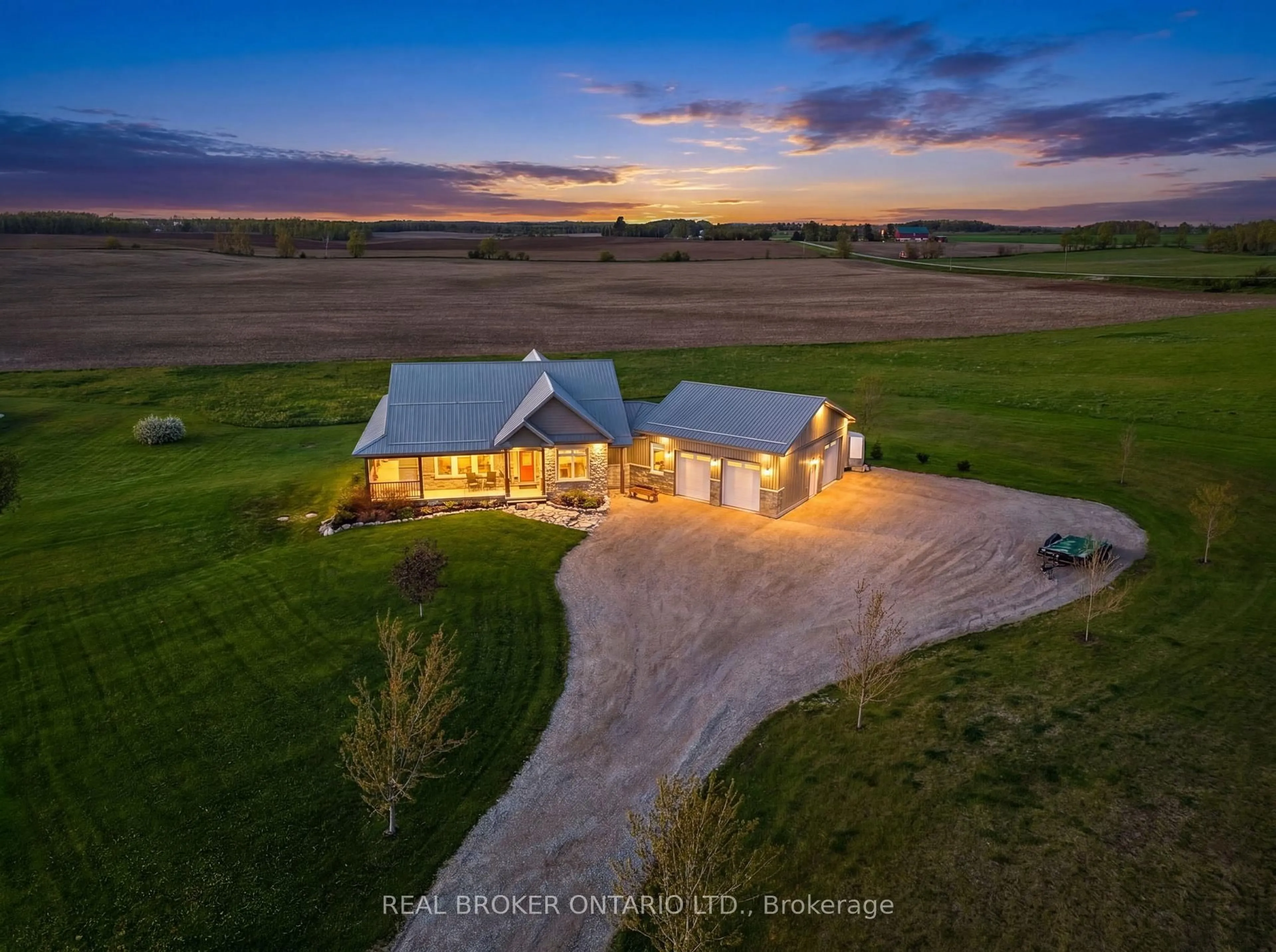 A pic from outside/outdoor area/front of a property/back of a property/a pic from drone, building for 706249 County Road 21, Mulmur Ontario L9V 0W4