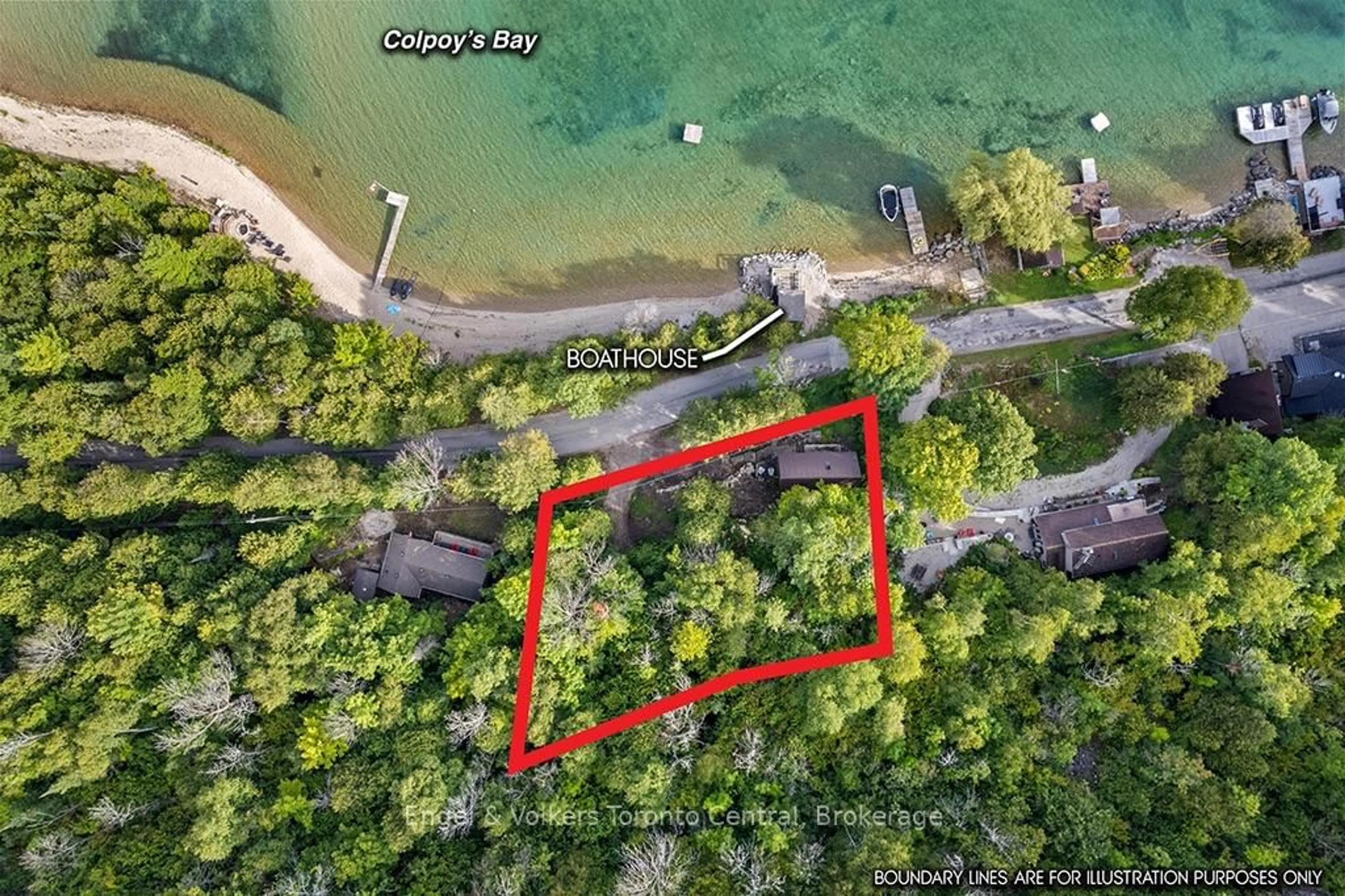 A pic from outside/outdoor area/front of a property/back of a property/a pic from drone, water/lake/river/ocean view for 165 Mallory Beach Rd, South Bruce Peninsula Ontario N0H 2T0