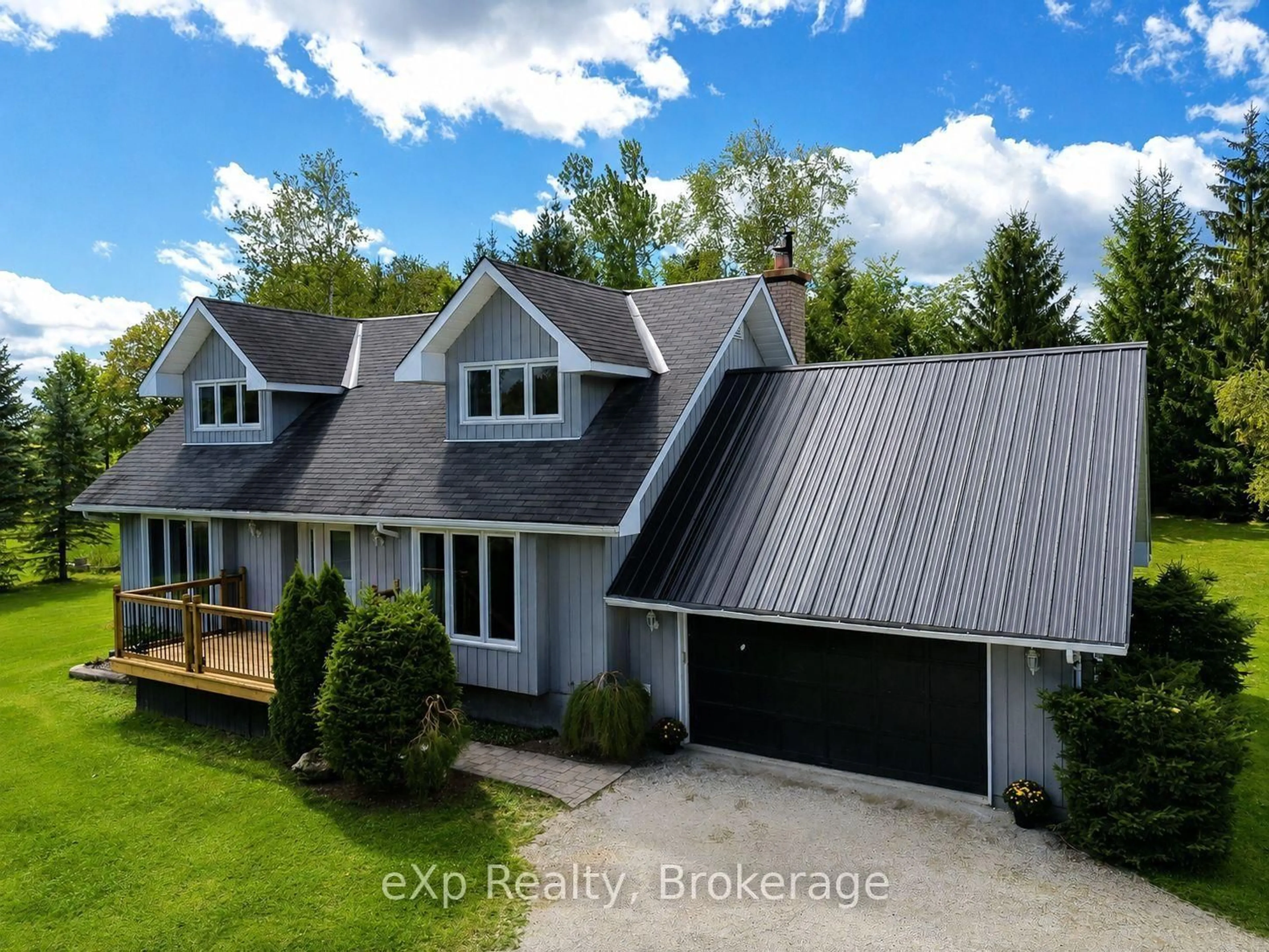 A pic from outside/outdoor area/front of a property/back of a property/a pic from drone, unknown for 271 River Rd, Grey Highlands Ontario N0C 1C0