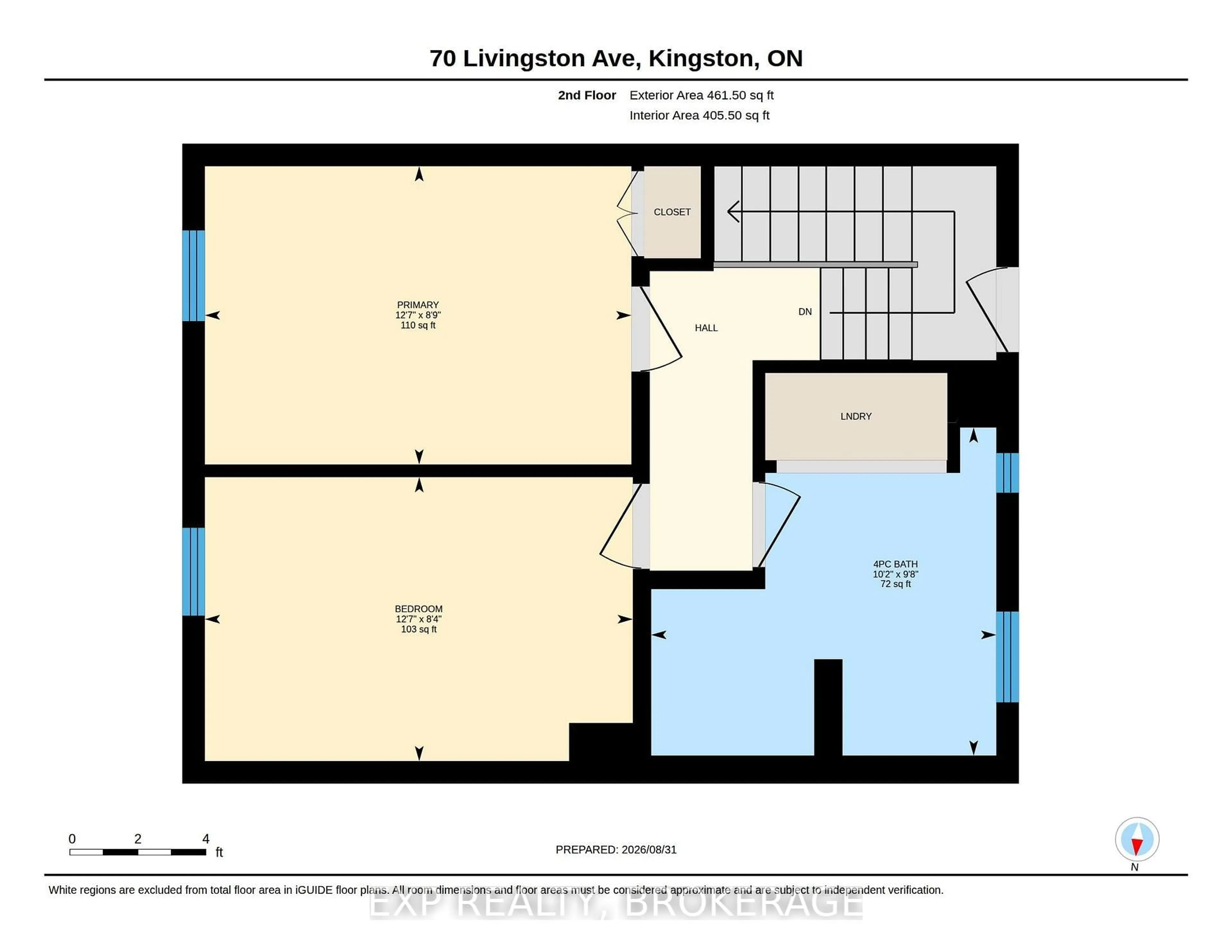Floor plan for 70 LIVINGSTON Ave, Kingston Ontario K7L 4L4