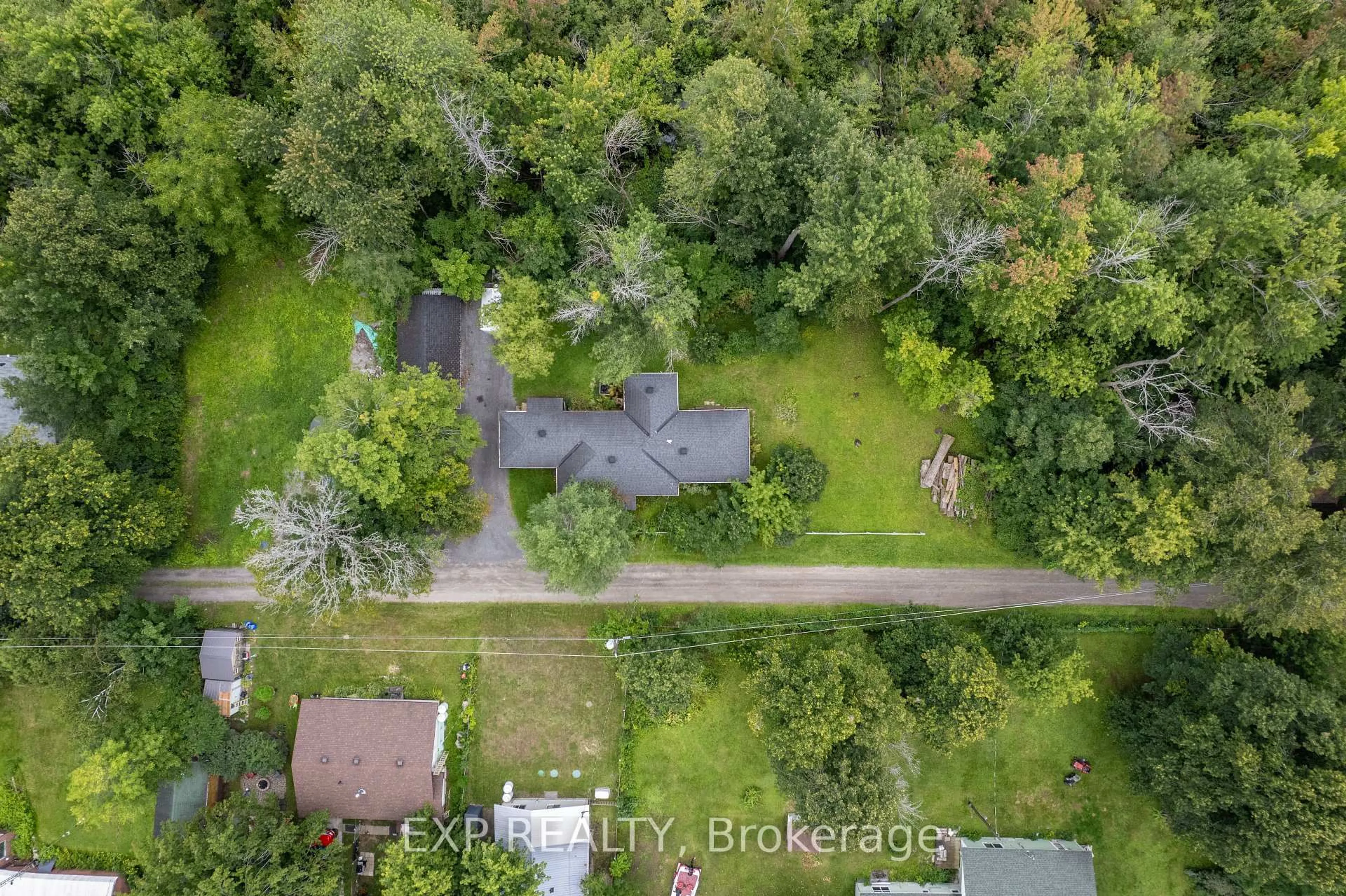 A pic from outside/outdoor area/front of a property/back of a property/a pic from drone, forest/trees view for 144 Ruth St, Carleton Place Ontario K7C 0C4