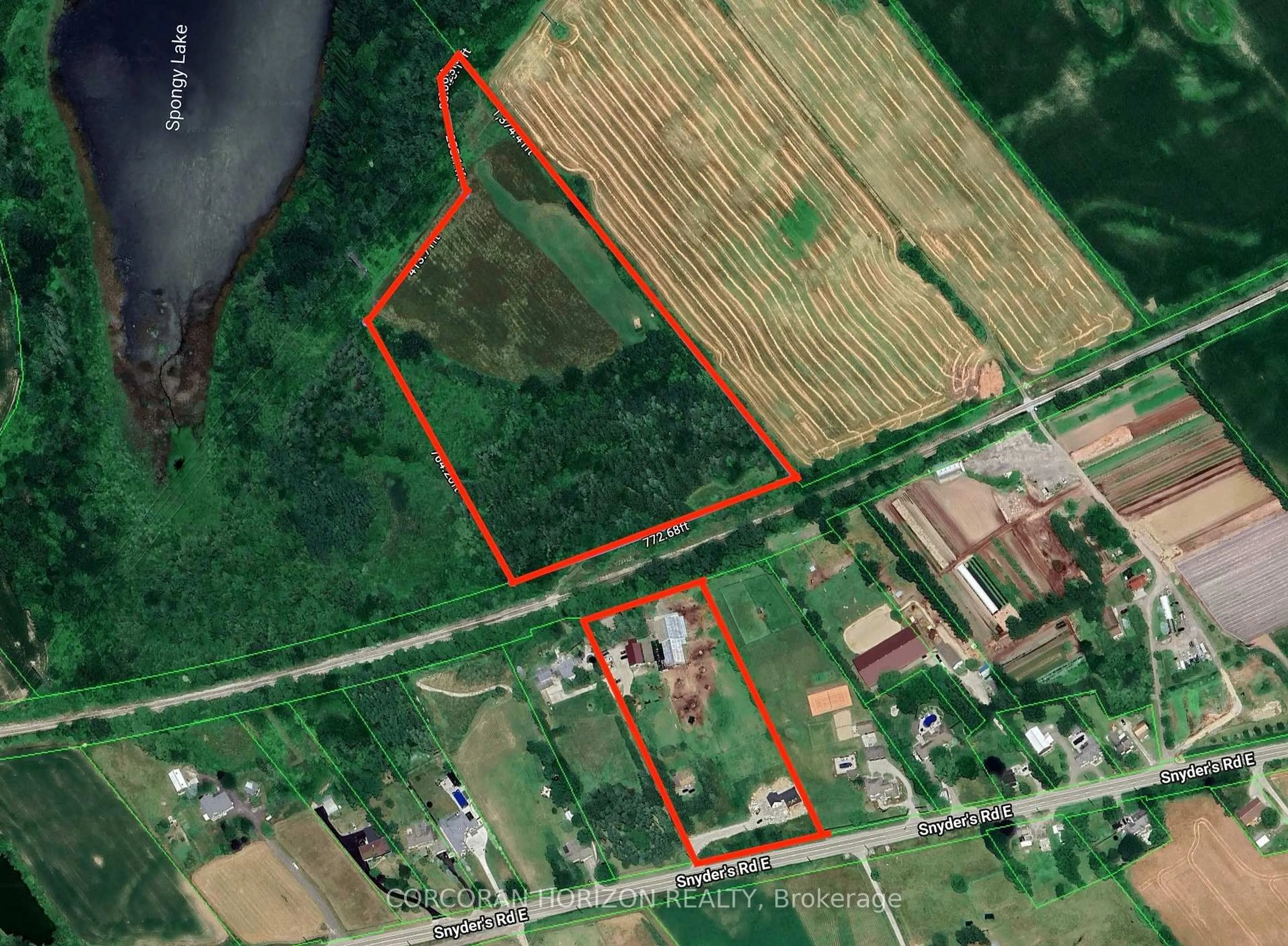 Picture of a map for 1238 Snyder's Rd, Wilmot Ontario N3A 3L3