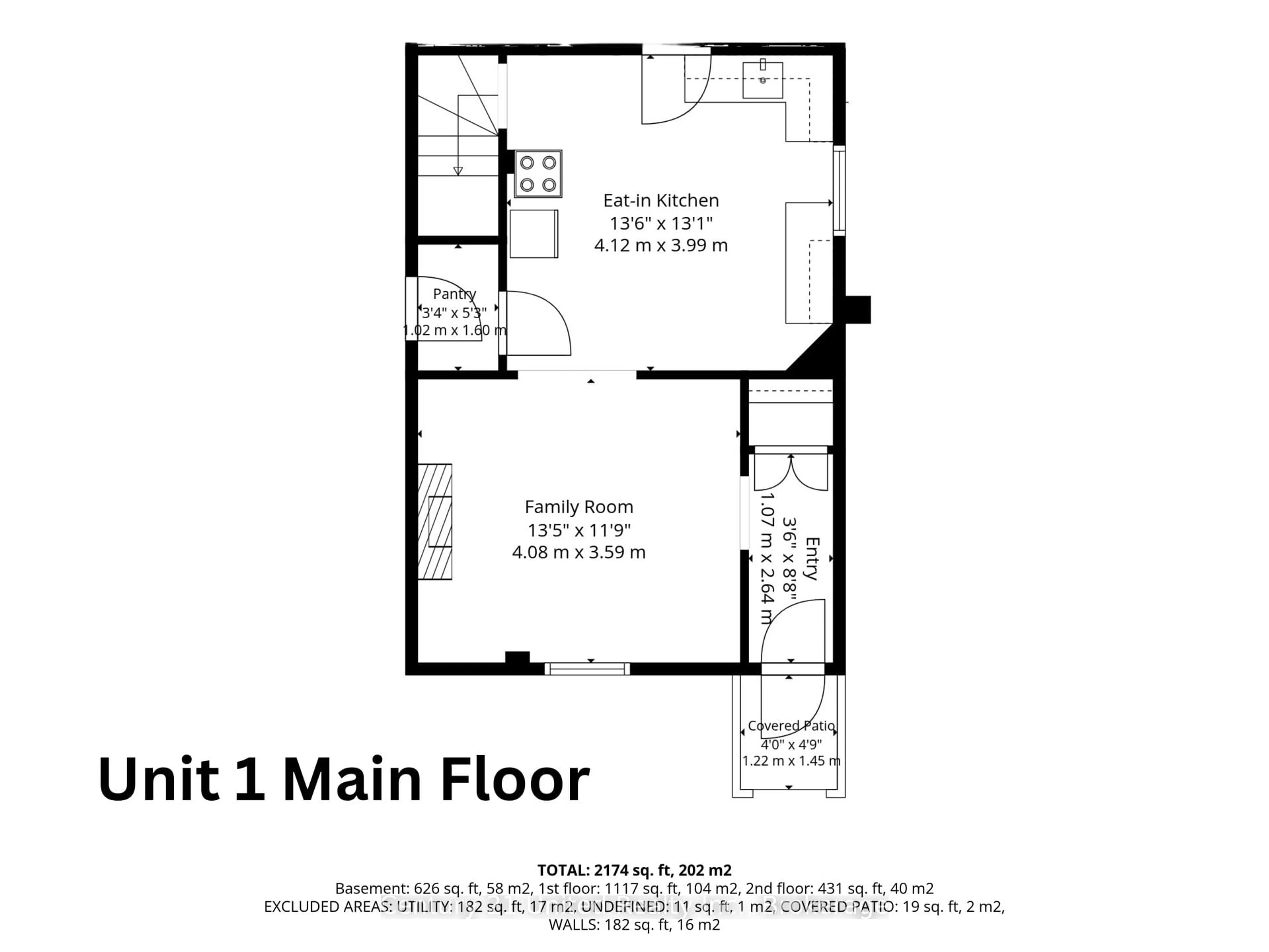 Floor plan for 223 Antrim St, Peterborough Ontario K9H 3G5
