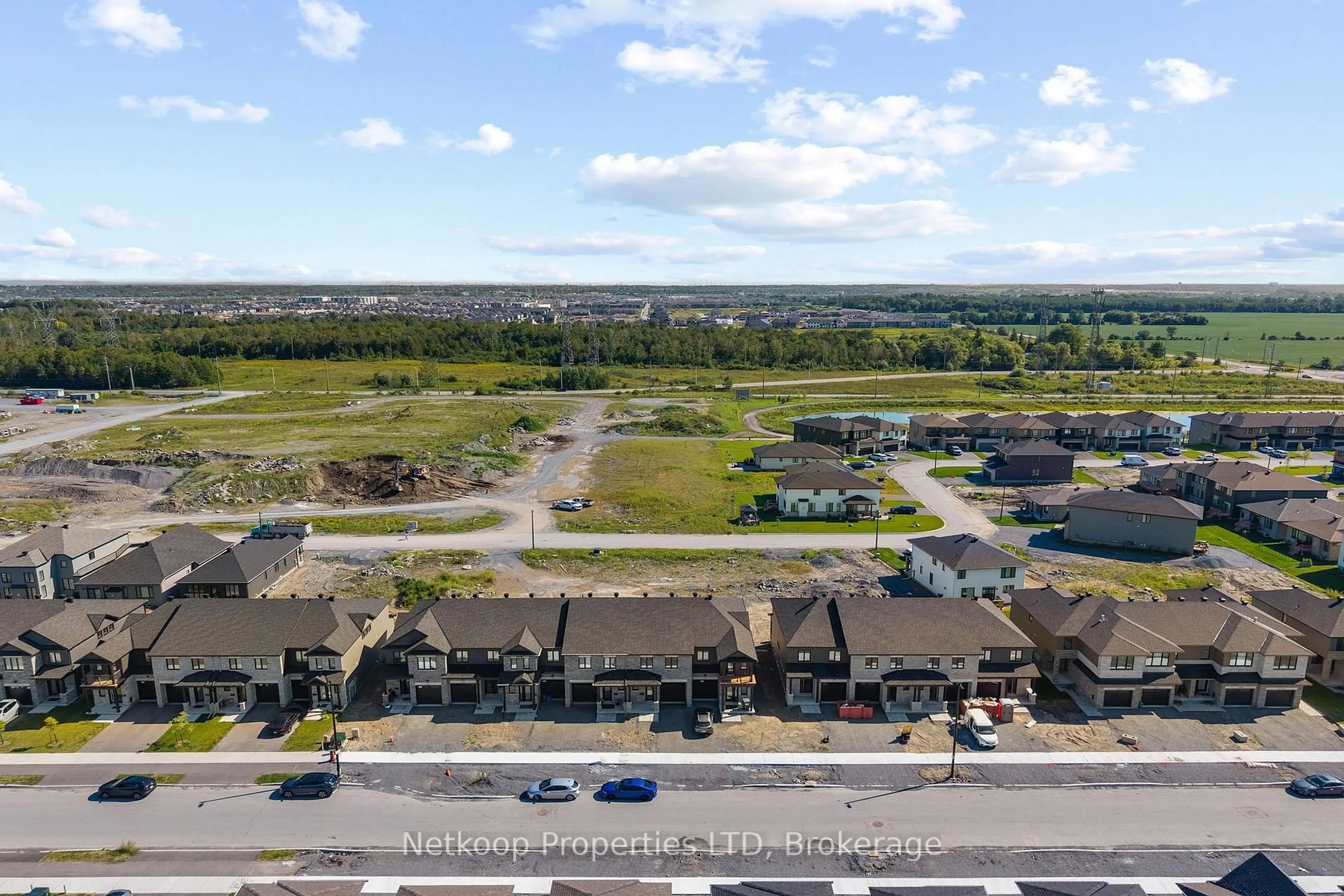 A pic from outside/outdoor area/front of a property/back of a property/a pic from drone, water/lake/river/ocean view for 1152 Cope Dr, Ottawa Ontario K2S 3C7