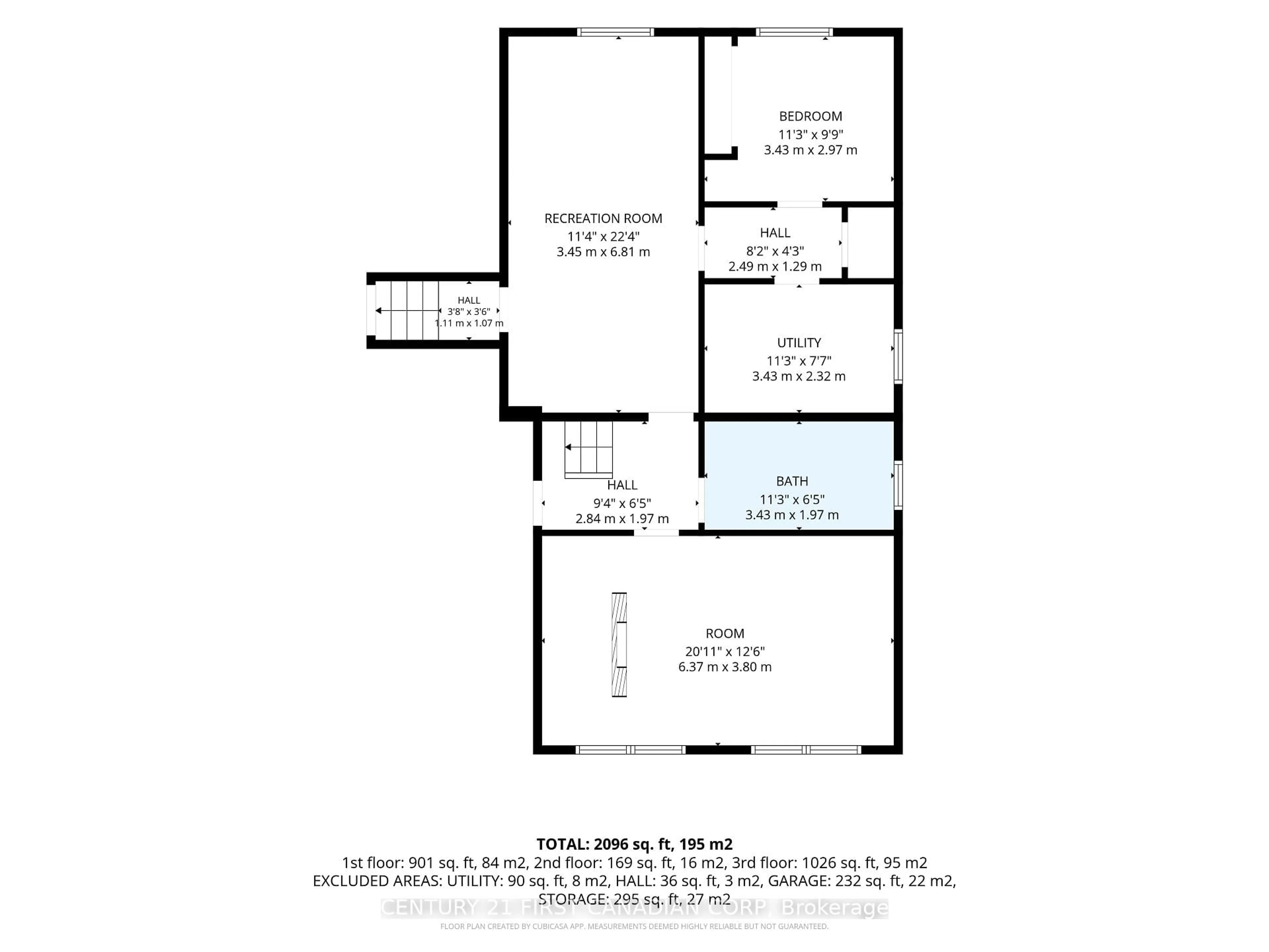 Floor plan for 180 Park St, Strathroy-Caradoc Ontario N7G 3V9