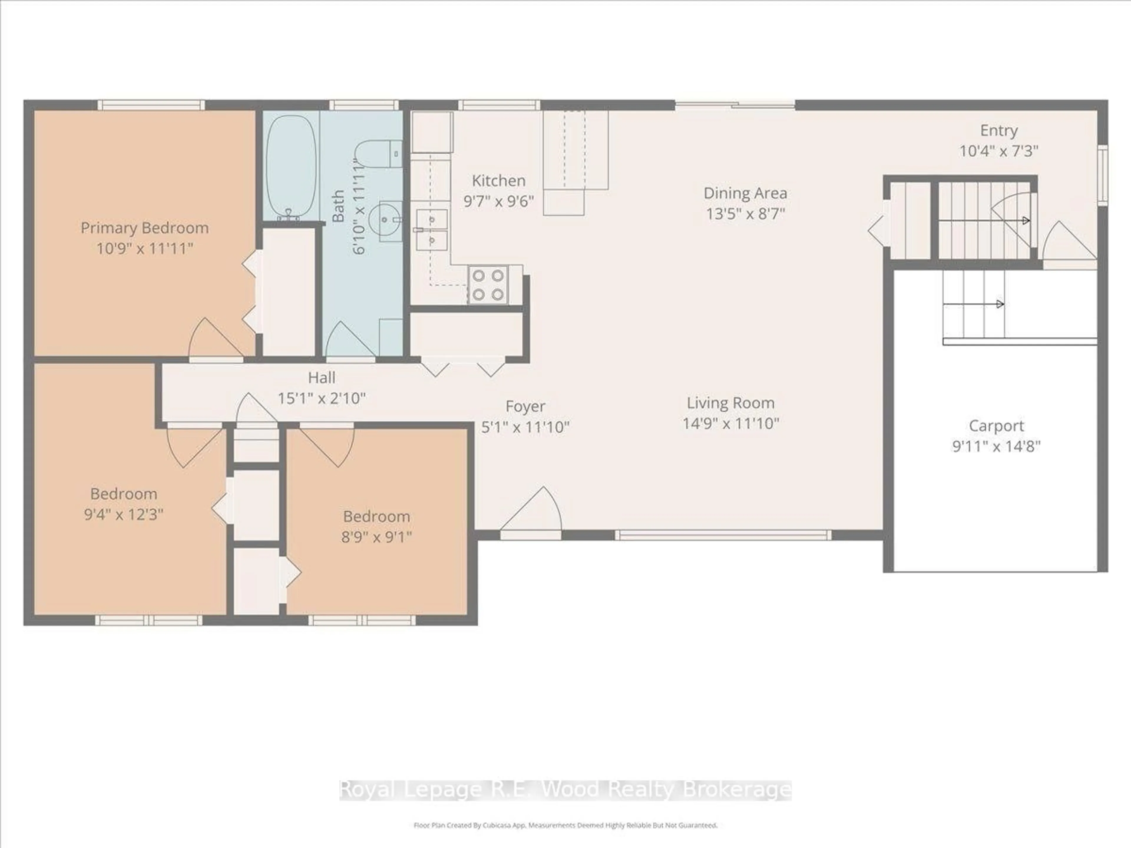 Floor plan for 3 Myrtle St, Tillsonburg Ontario N4G 4G4