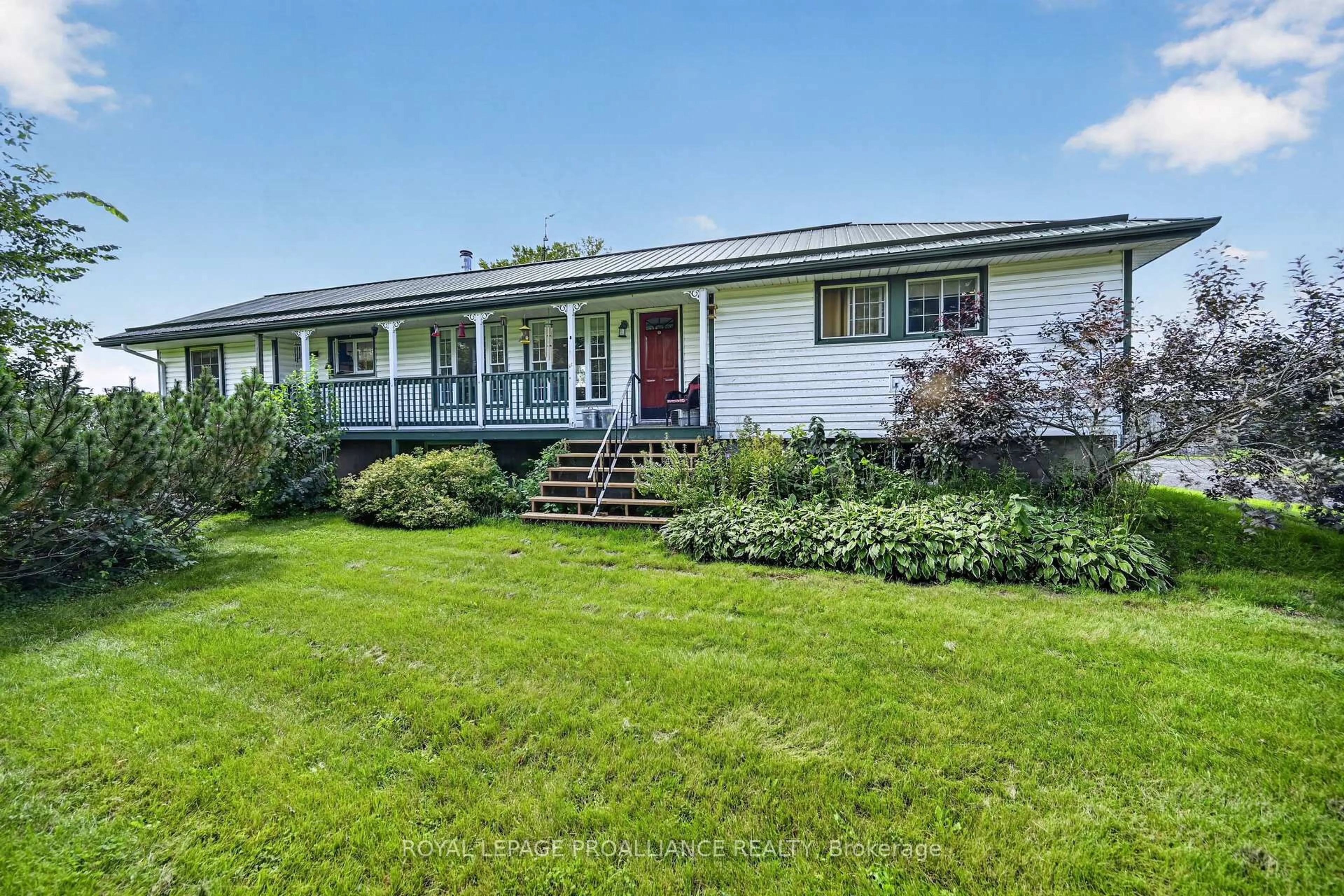 A pic from outside/outdoor area/front of a property/back of a property/a pic from drone, unknown for 6650 McLeansville Rd, Augusta Ontario K0E 1X0