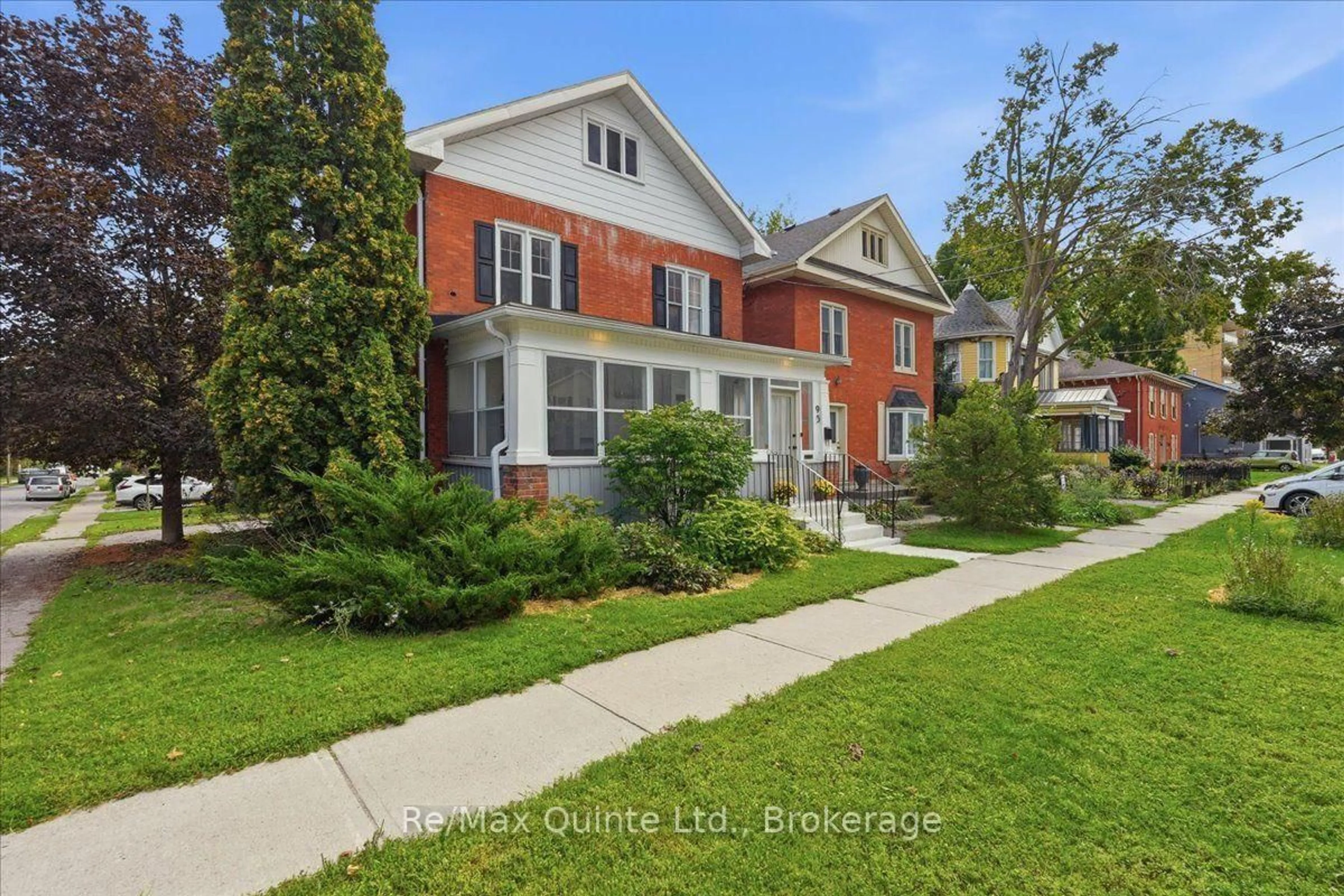 Home with brick exterior material, street for 95 Victoria Ave, Belleville Ontario K8N 2A3