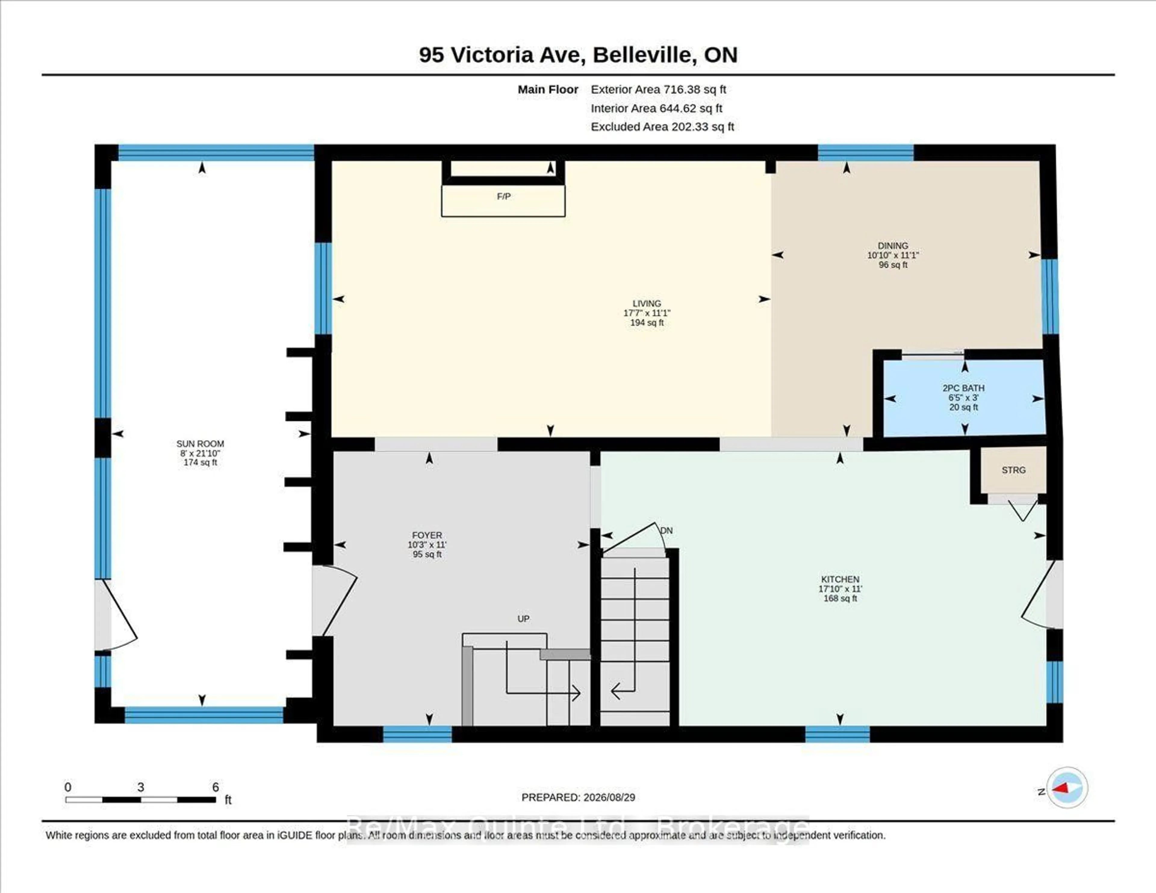 Floor plan for 95 Victoria Ave, Belleville Ontario K8N 2A3