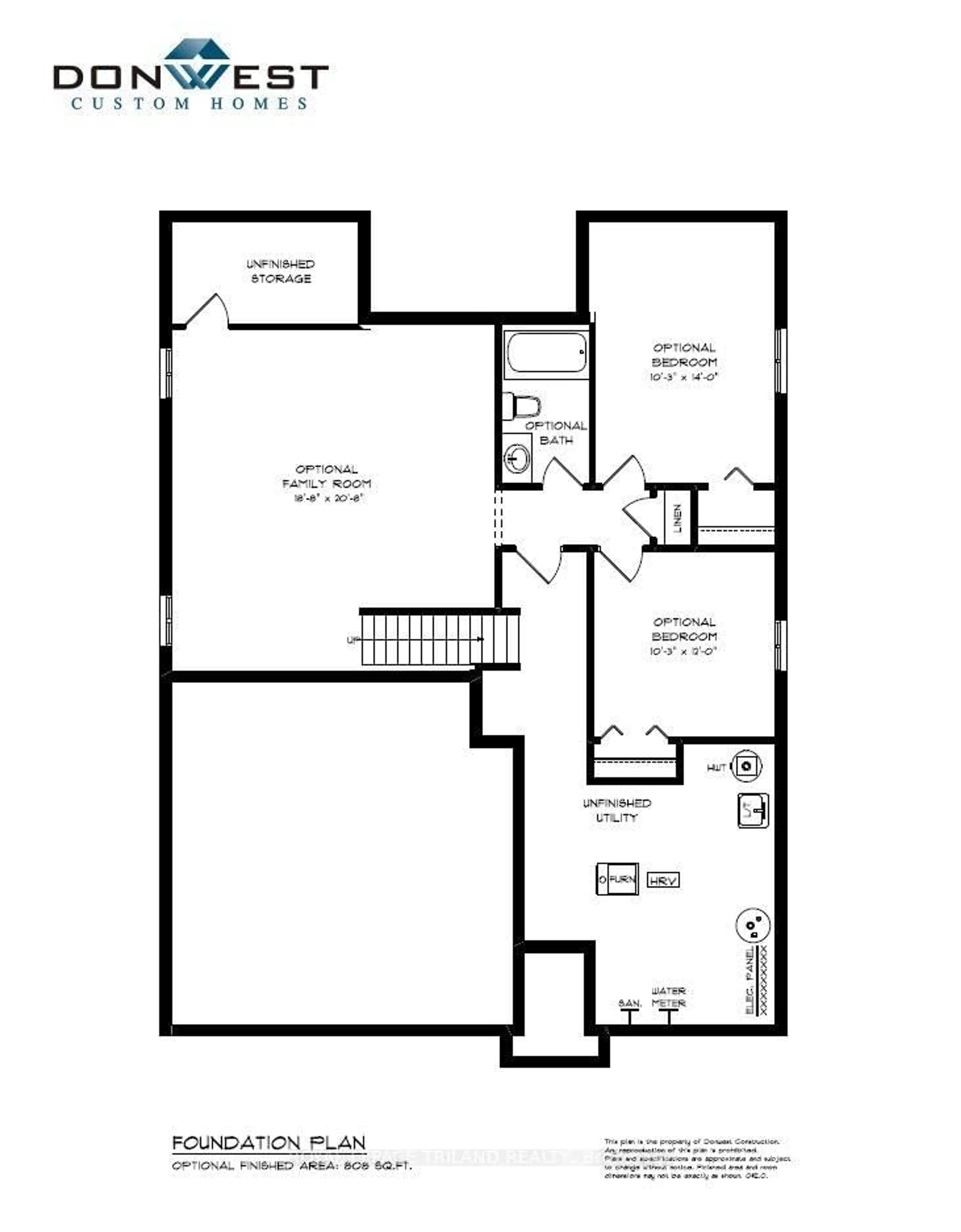 Floor plan for Lot 11 Sandymount Pkwy, St. Thomas Ontario N5P 2K8