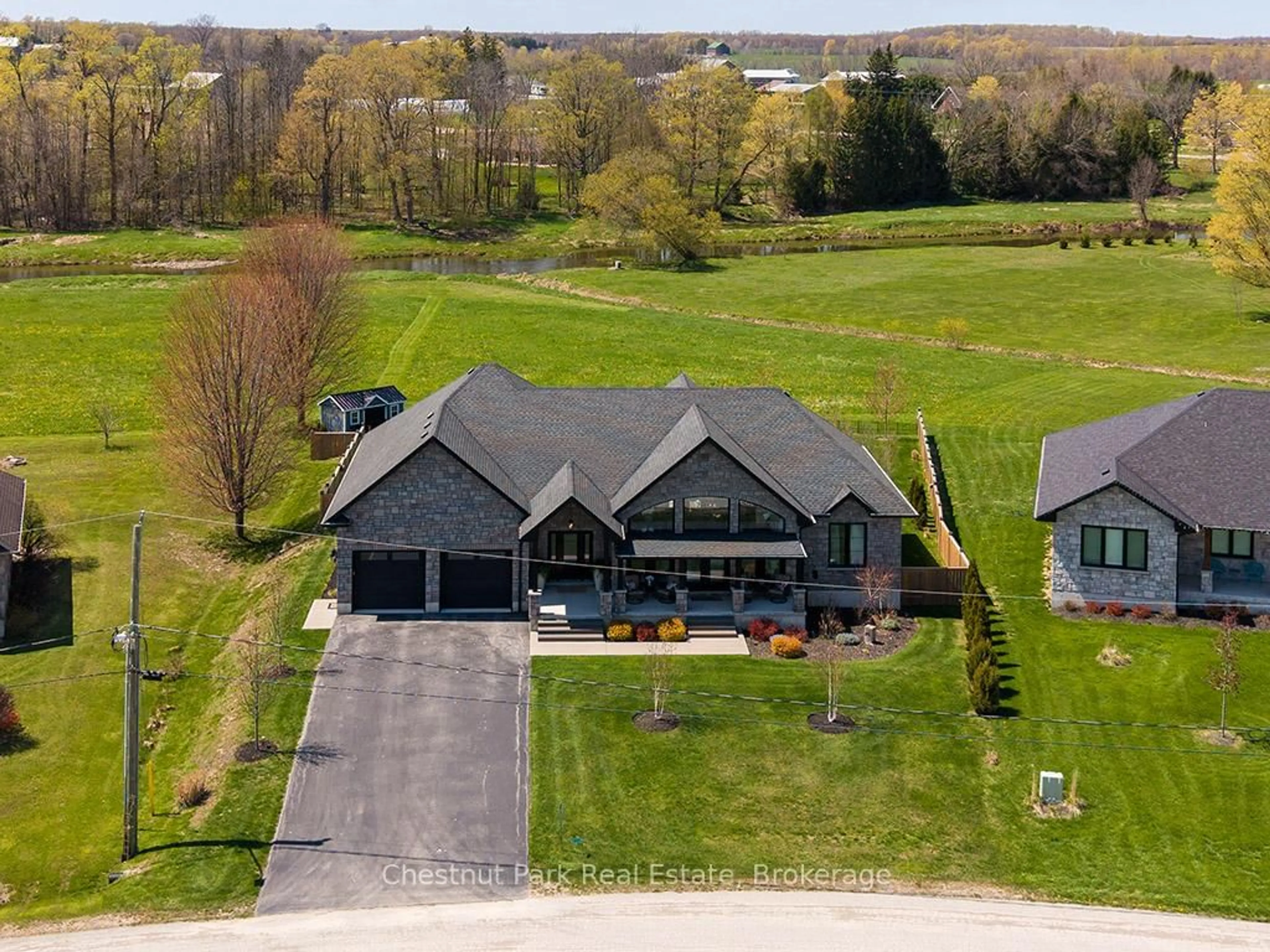 A pic from outside/outdoor area/front of a property/back of a property/a pic from drone, unknown for 26 Nickason Dr, Arran-Elderslie Ontario N0H 1A0