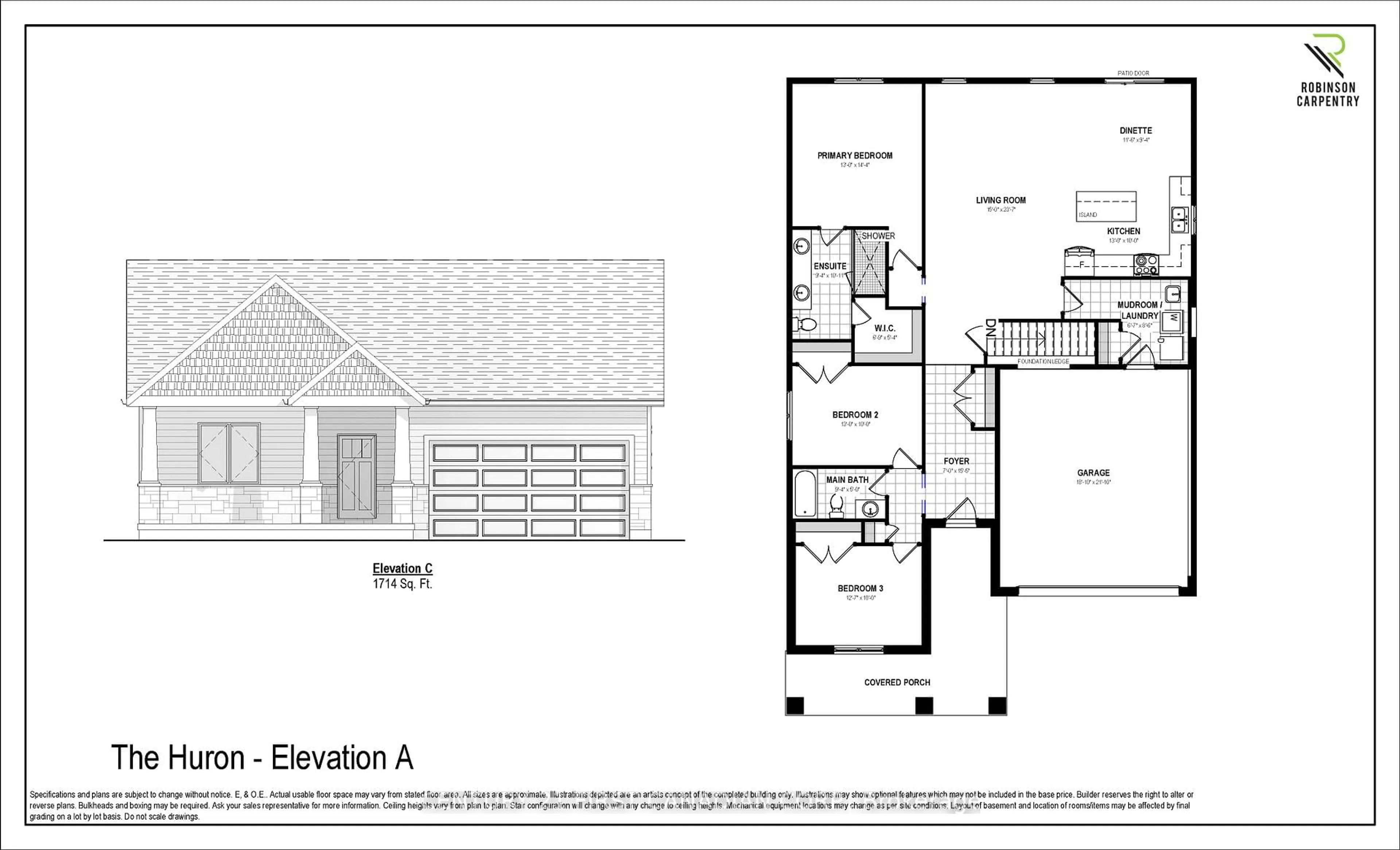 Floor plan for 103 Victoria Ave, South Huron Ontario N0M 1M0