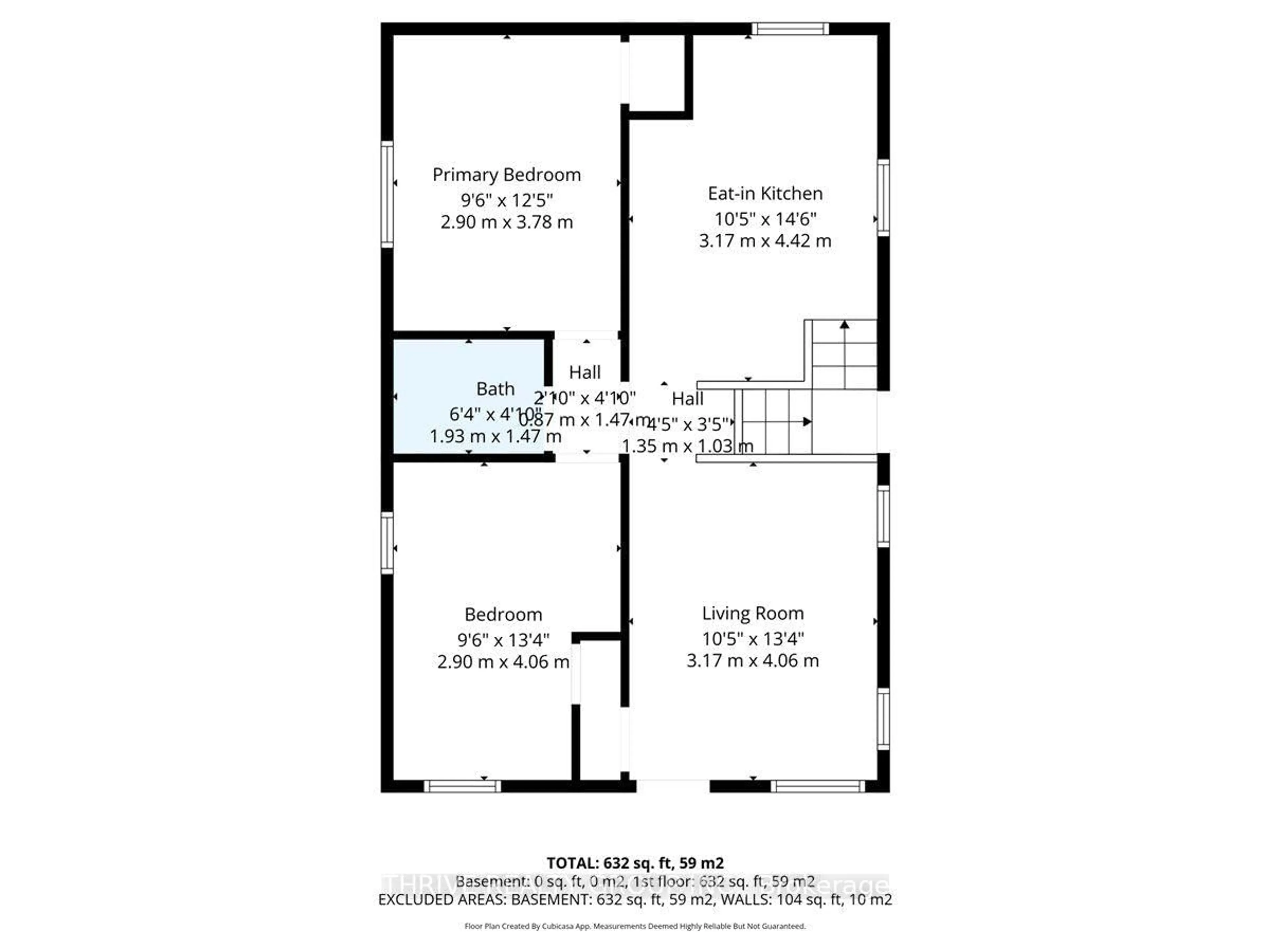 Floor plan for 494 Highbury Ave, London East Ontario N5W 4K4