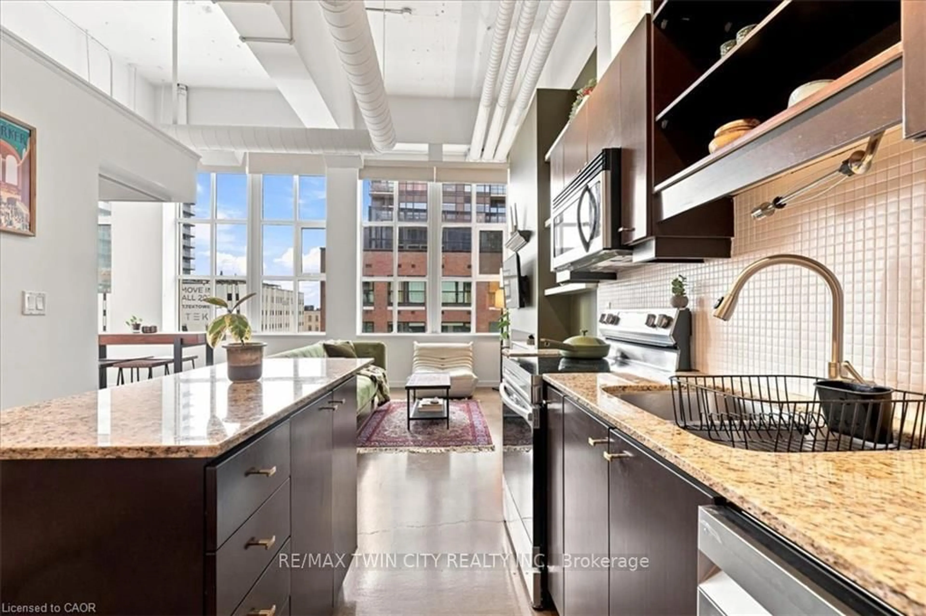 Contemporary kitchen, unknown for 410 King St #408, Kitchener Ontario N2G 1C3