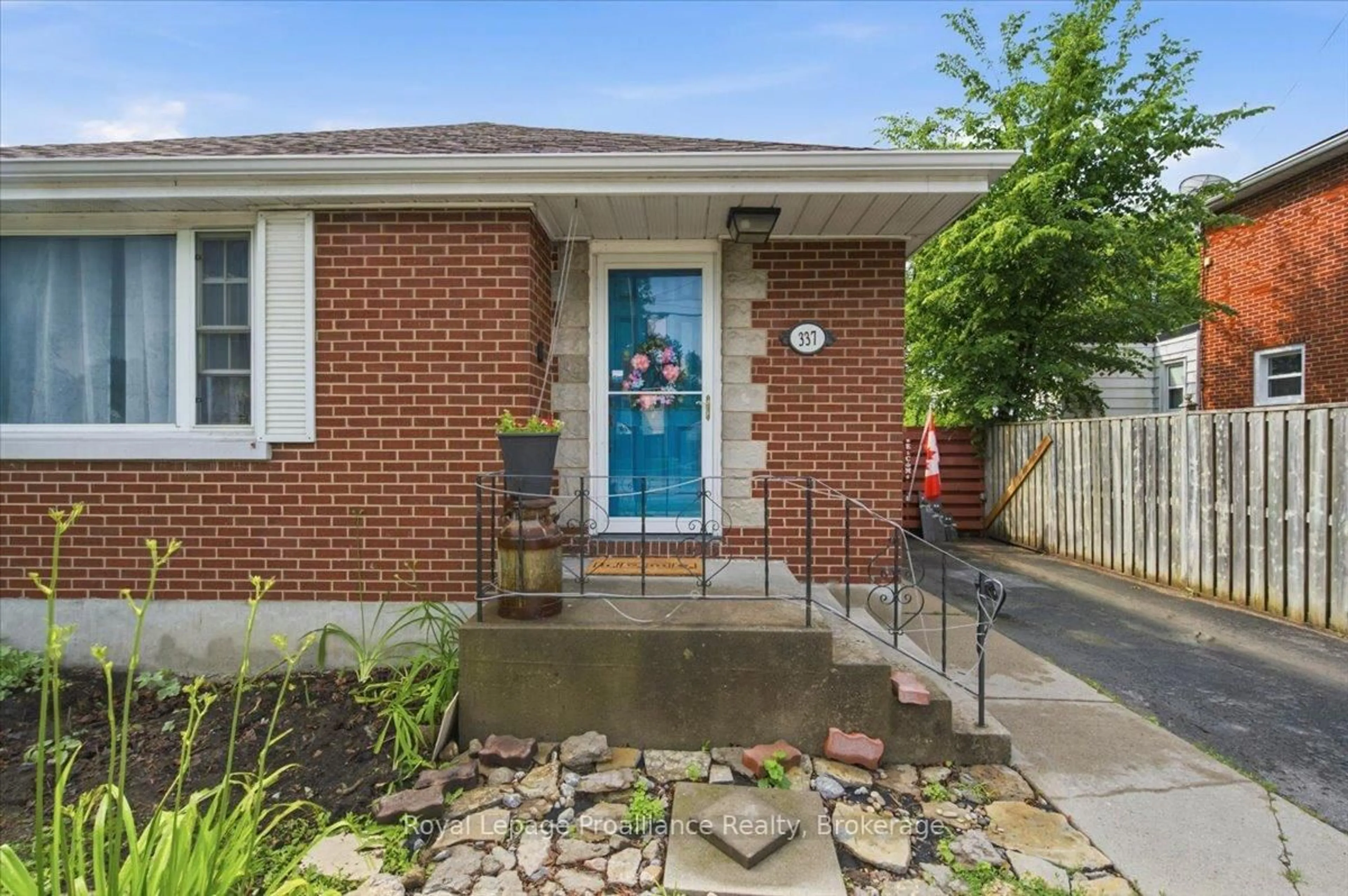 Home with brick exterior material, street for 337 Bridge St, Belleville Ontario K8N 1P5