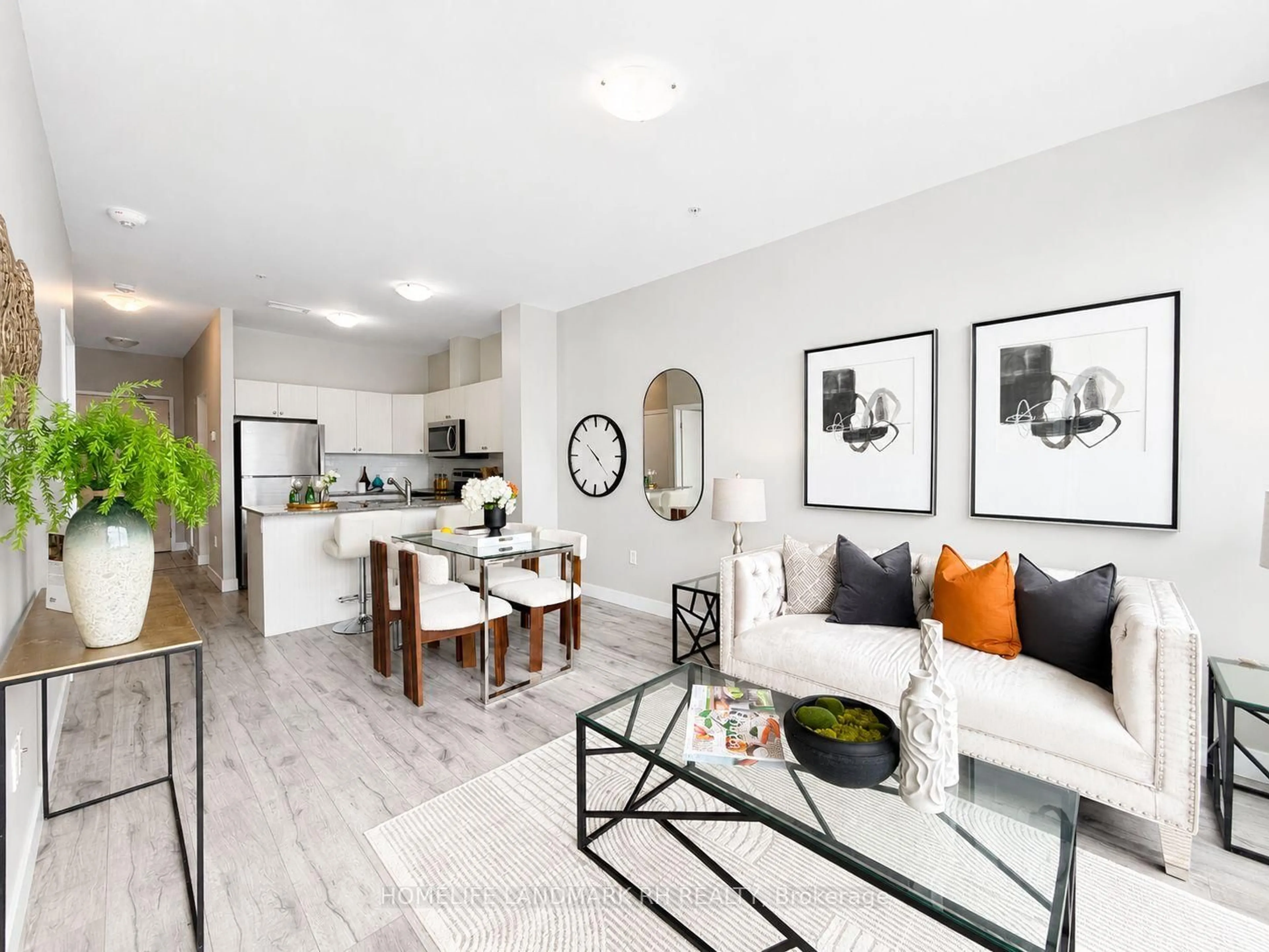 Living room with furniture, unknown for 100 Garment St #1210, Kitchener Ontario N2G 0C3