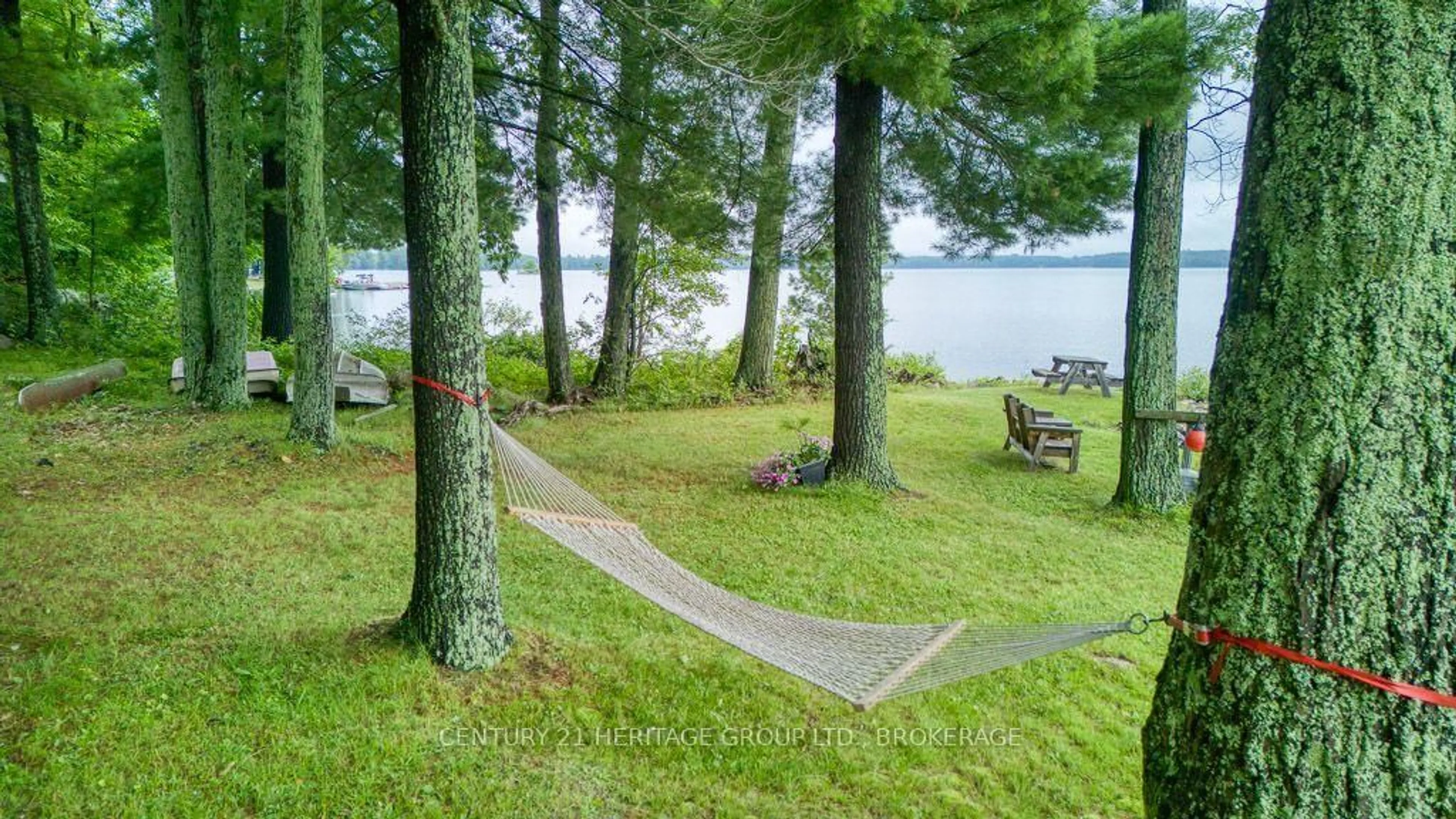 Patio, water/lake/river/ocean view for 148B Oak Shores Lane, Tichborne Ontario K0H 2V0