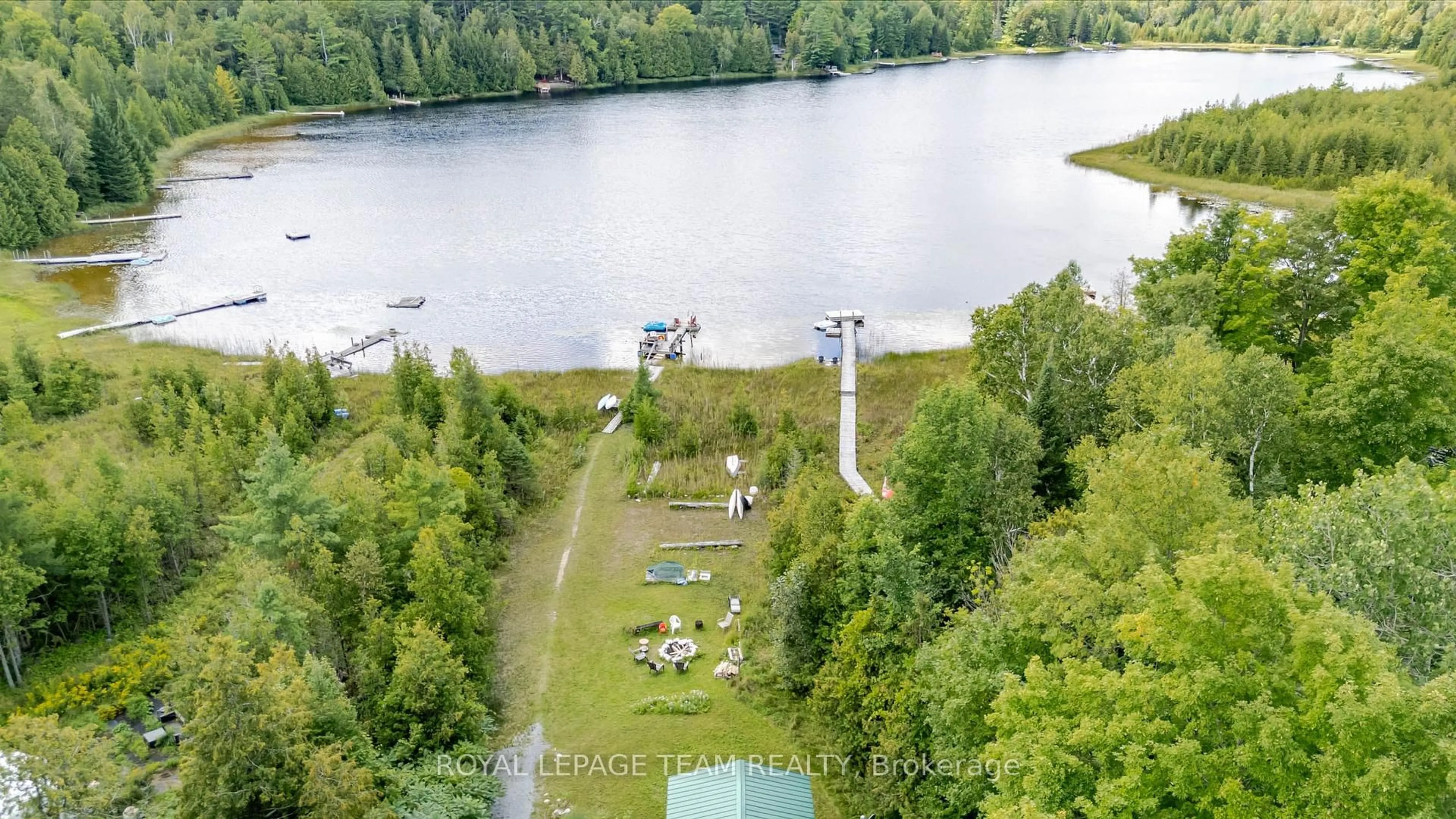 A pic from outside/outdoor area/front of a property/back of a property/a pic from drone, water/lake/river/ocean view for 817 7th Concession, Lanark Ontario K0G 1K0