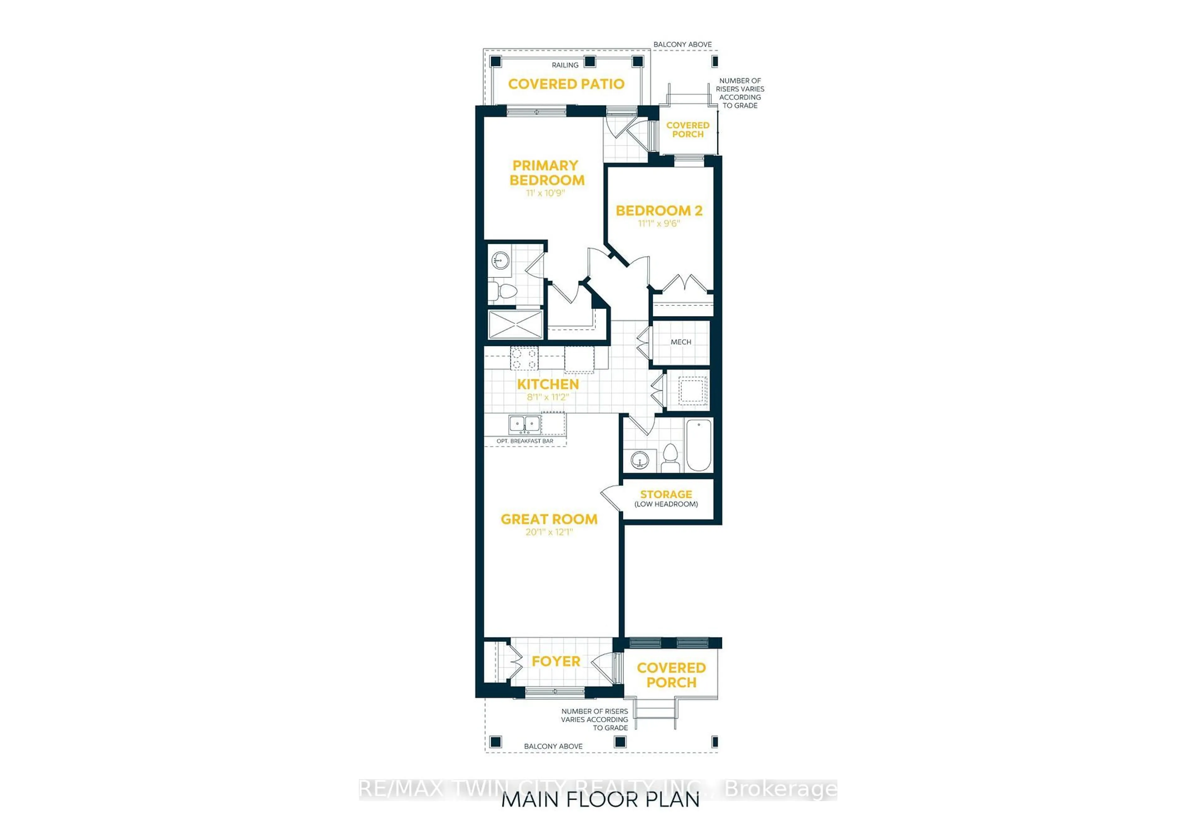 Floor plan for 73 Lomond Lane, Kitchener Ontario N2R 0T6