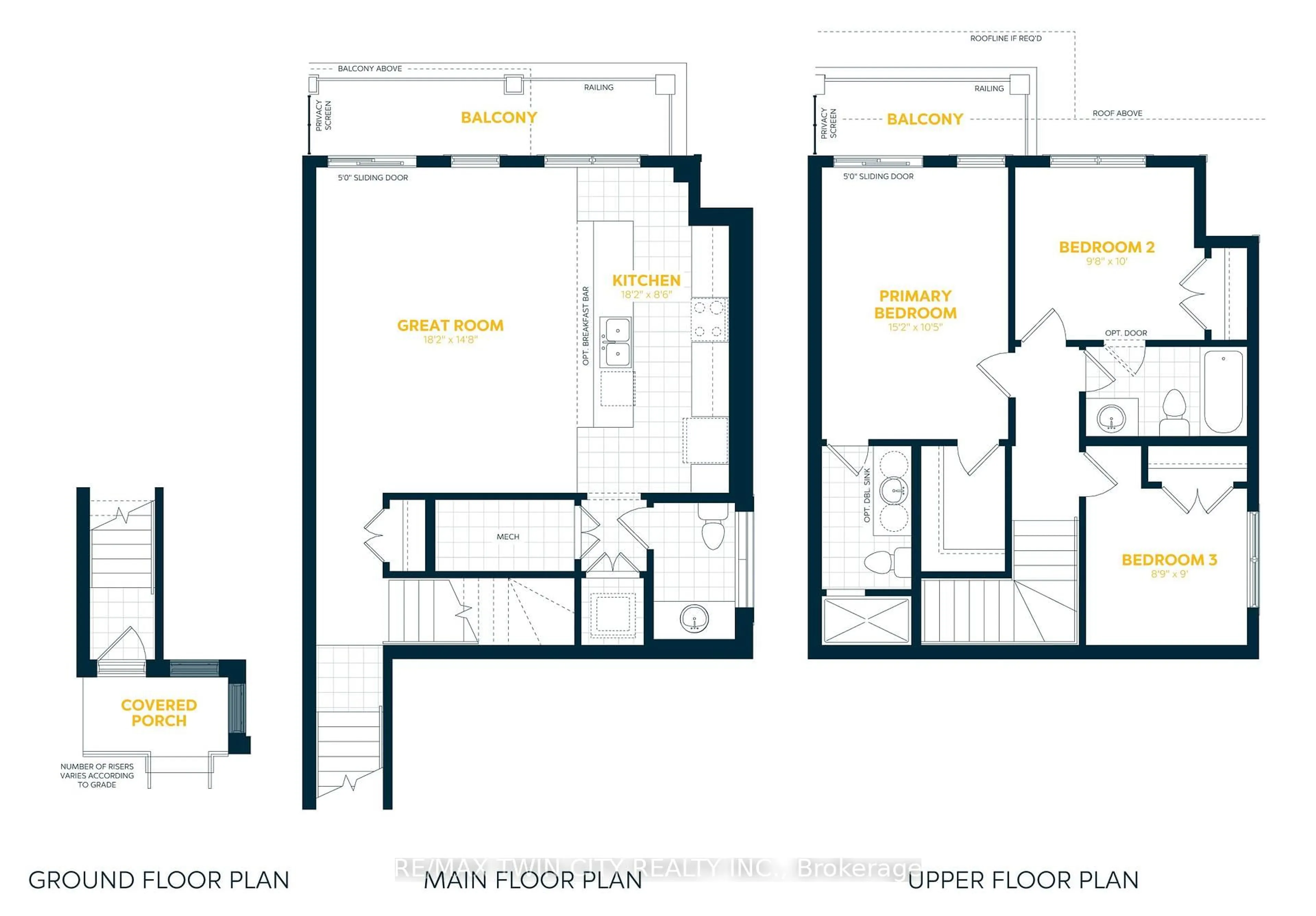 Floor plan for 43 Lomond Lane, Kitchener Ontario N2R 0R4