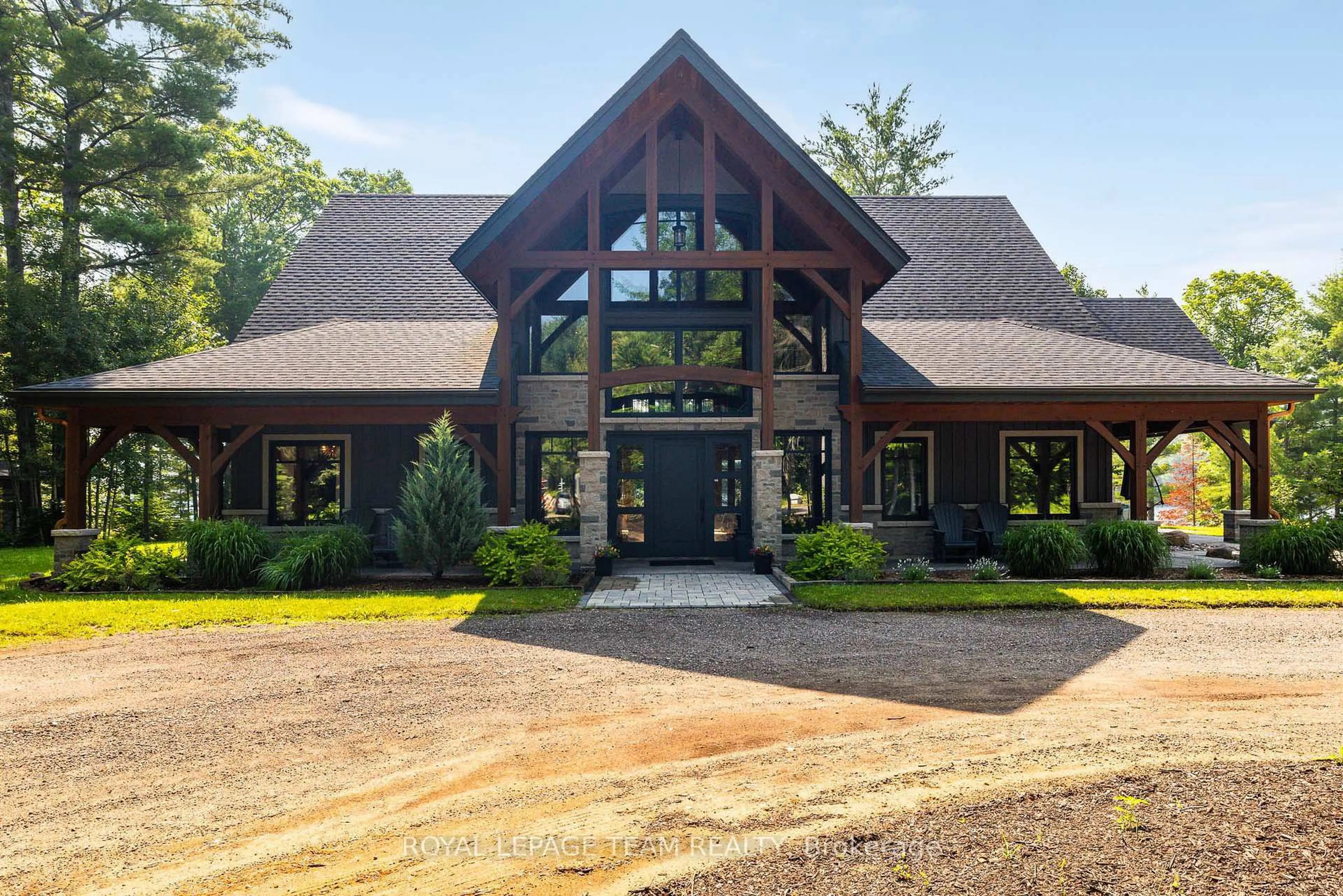 Home with brick exterior material, mountain view for 1173 Barrett Chute Rd, Calabogie Ontario K0J 1H0